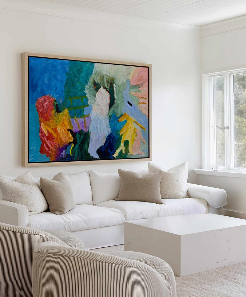 Changeable by Svend Kindt-Larsen | Framed Canvas Art Print from Olive et Oriel where you can shop wallpaper and artworks online