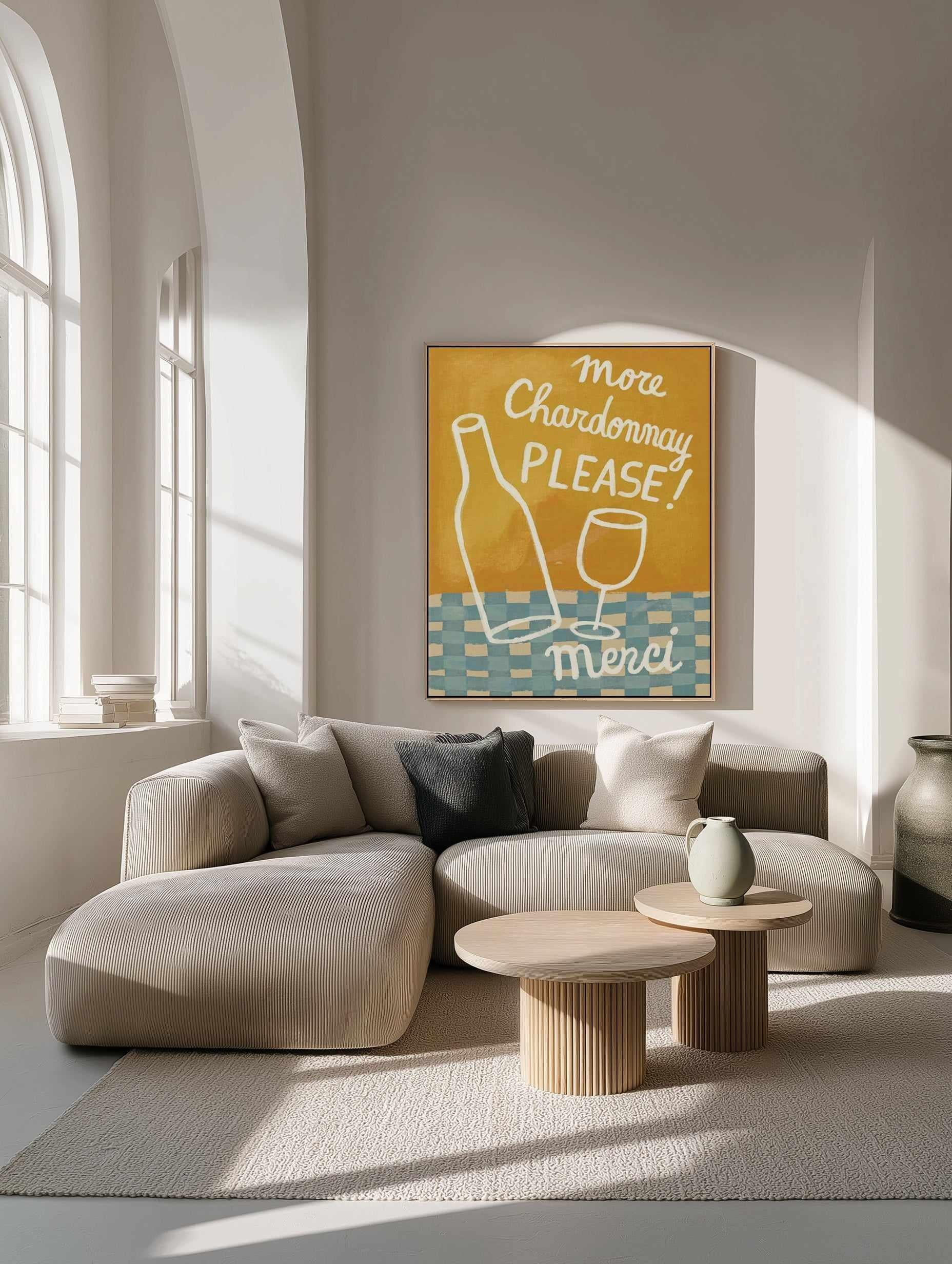 Chardonnay by Marco Marella | Framed Canvas Art Print from Olive et Oriel where you can shop wallpaper and artworks online