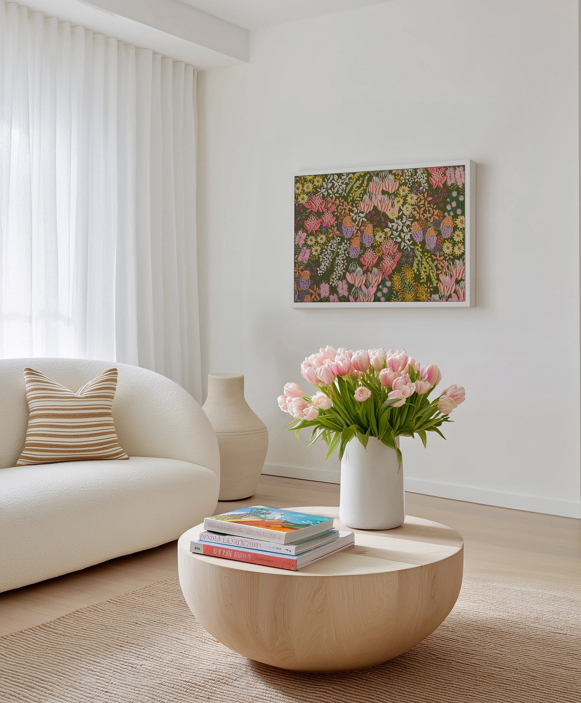 Charlotte Cropped by Alex Mason | Framed Canvas Art Print from Olive et Oriel where you can shop wallpaper and artworks online