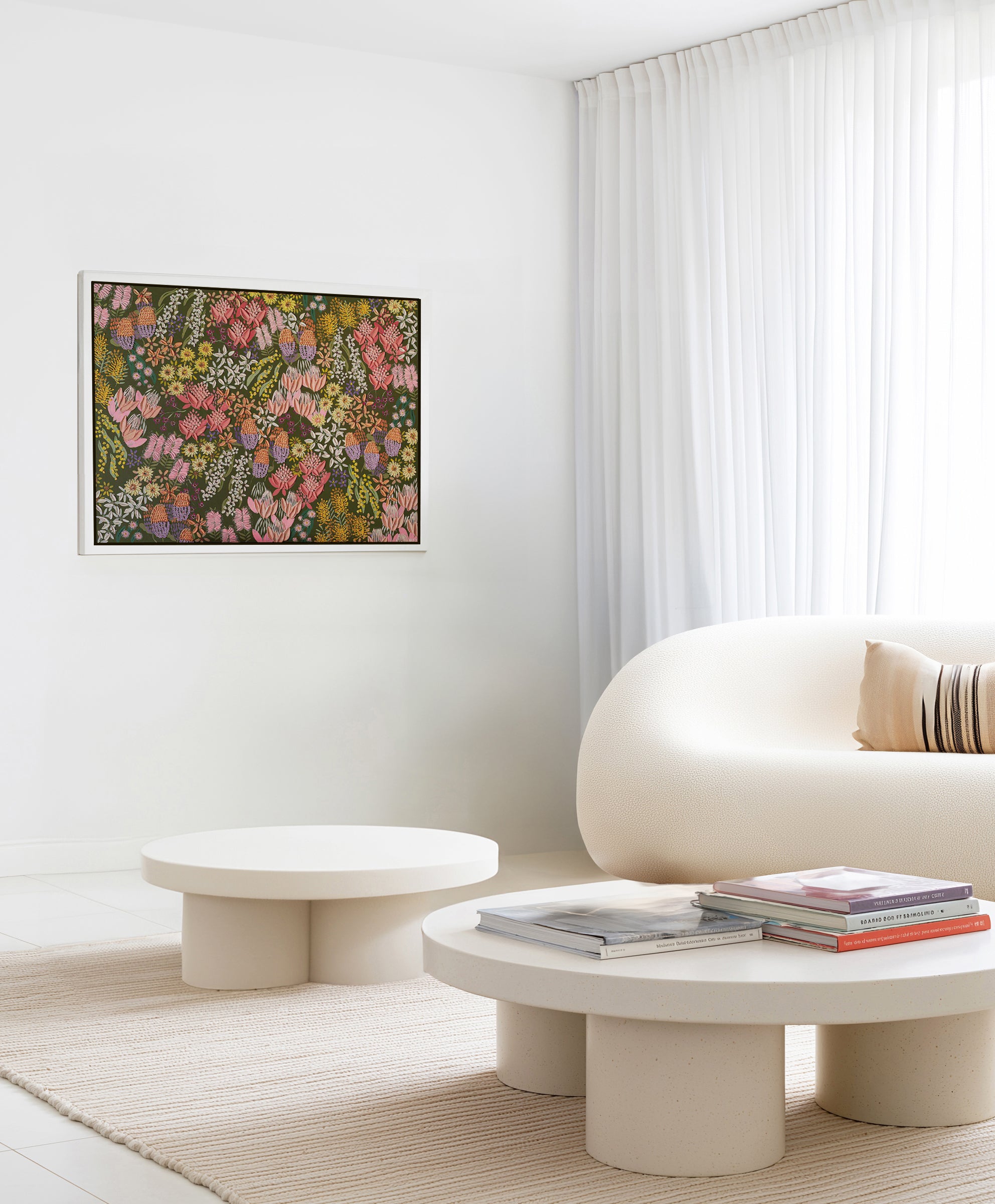 Charlotte by Alex Mason | Framed Canvas Art Print from Olive et Oriel where you can shop wallpaper and artworks online