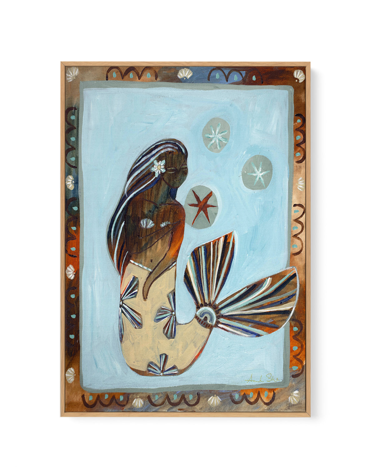 Chasing Stars | Framed Canvas Art Print from Olive et Oriel where you can shop wallpaper and artworks online