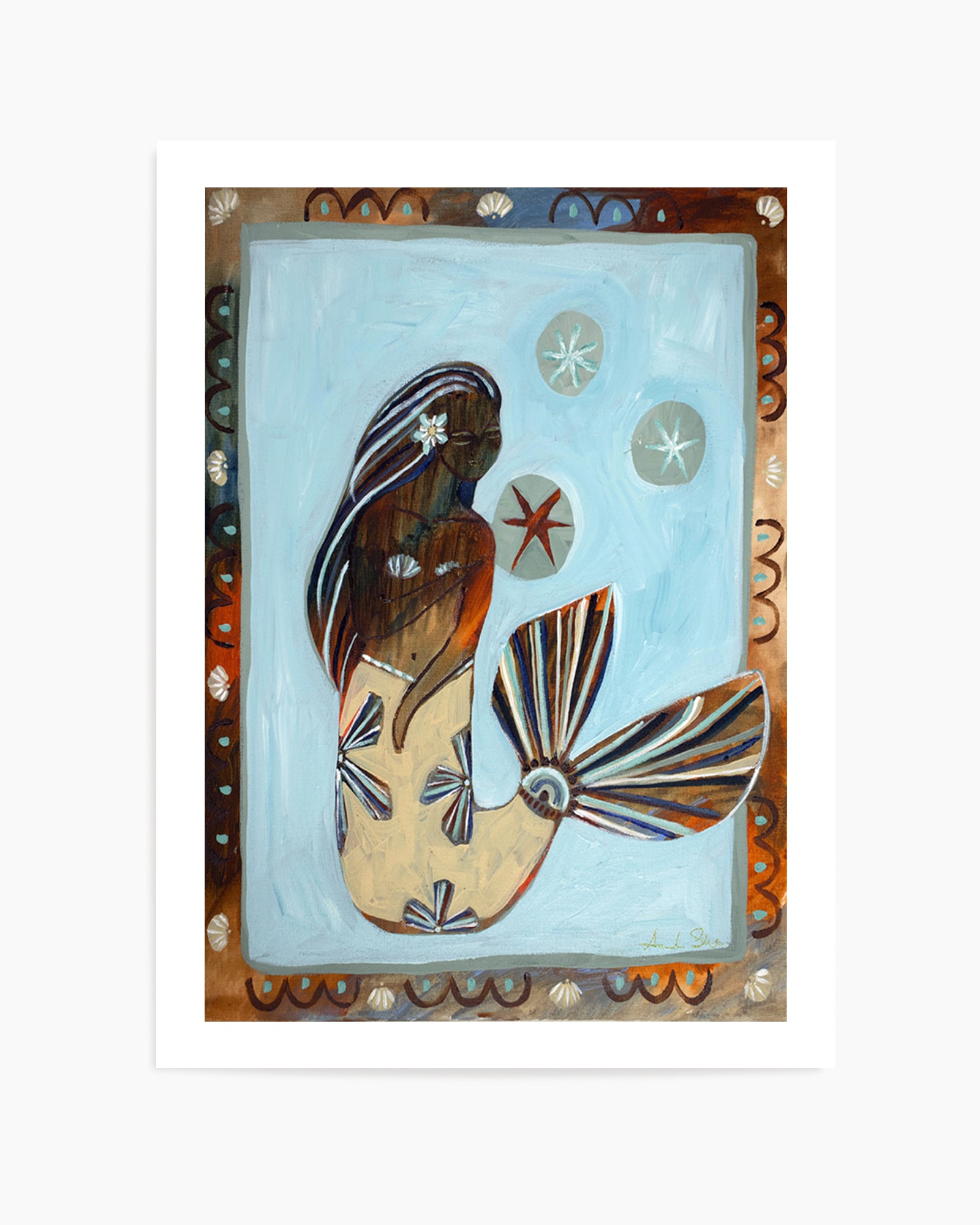 Chasing Stars | Art Print from Olive et Oriel where you can shop wallpaper and artworks online