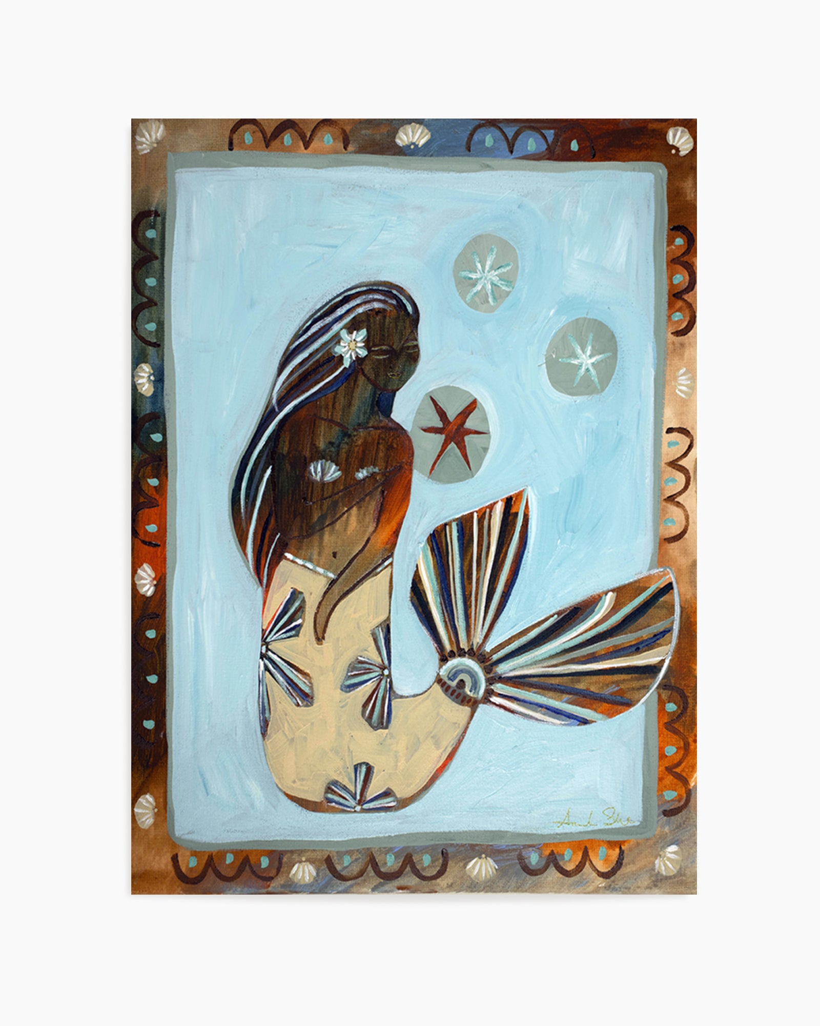 Chasing Stars | Art Print from Olive et Oriel where you can shop wallpaper and artworks online