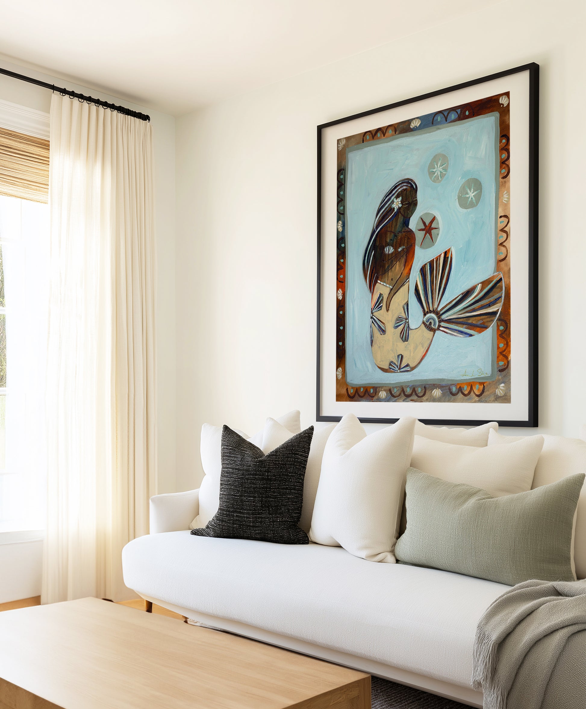 Chasing Stars | Art Print from Olive et Oriel where you can shop wallpaper and artworks online