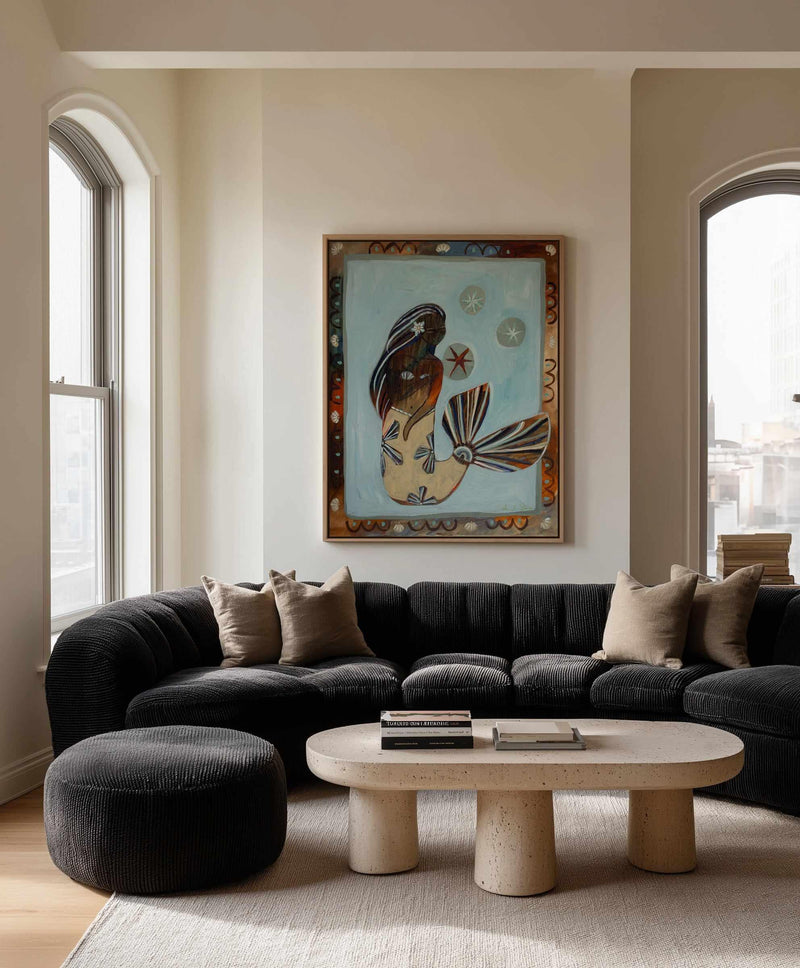 Chasing Stars | Framed Canvas Art Print from Olive et Oriel where you can shop wallpaper and artworks online