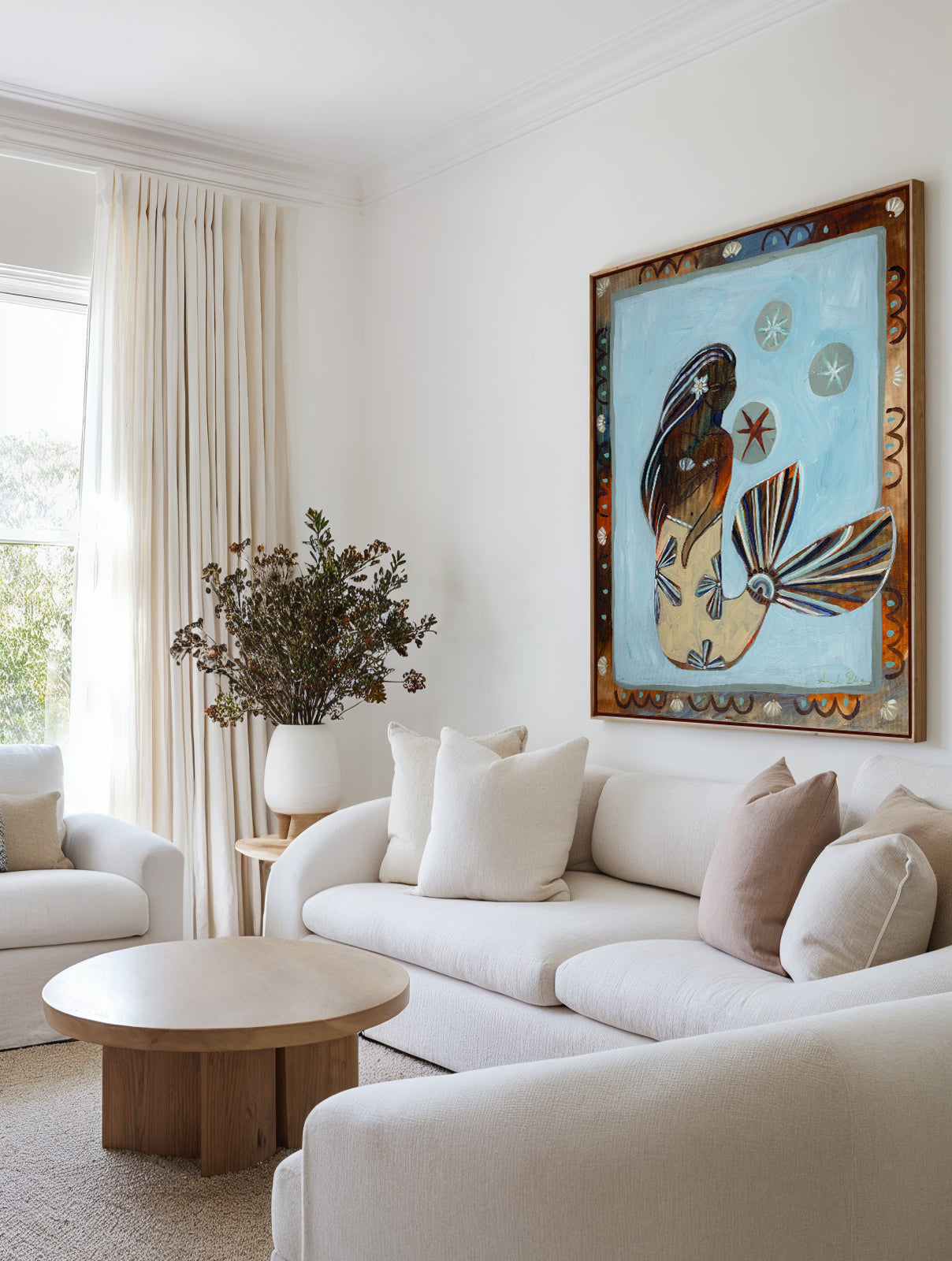 Chasing Stars | Framed Canvas Art Print from Olive et Oriel where you can shop wallpaper and artworks online