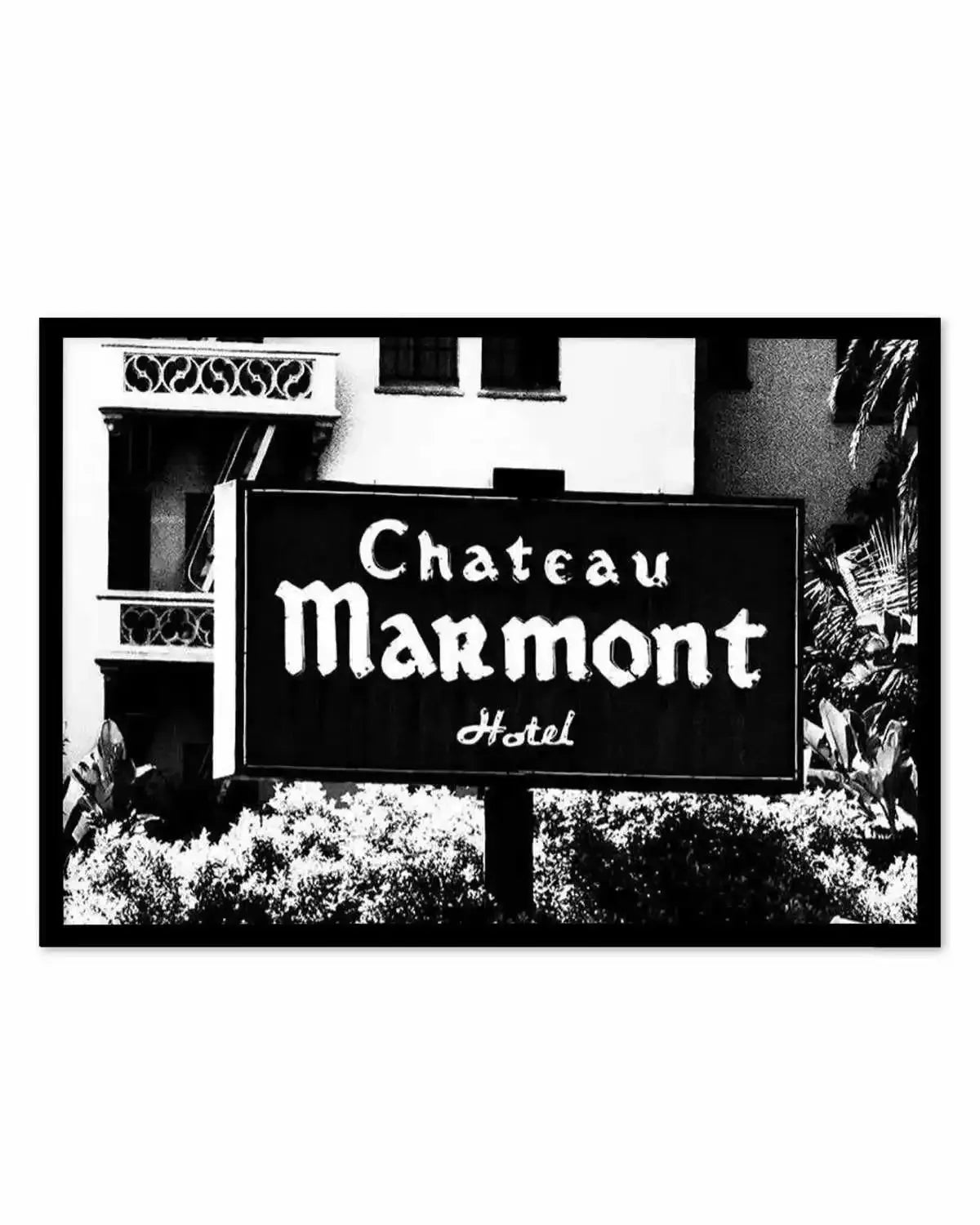 Chateau Marmont | LS Art Print from Olive et Oriel where you can shop wallpaper and artworks online