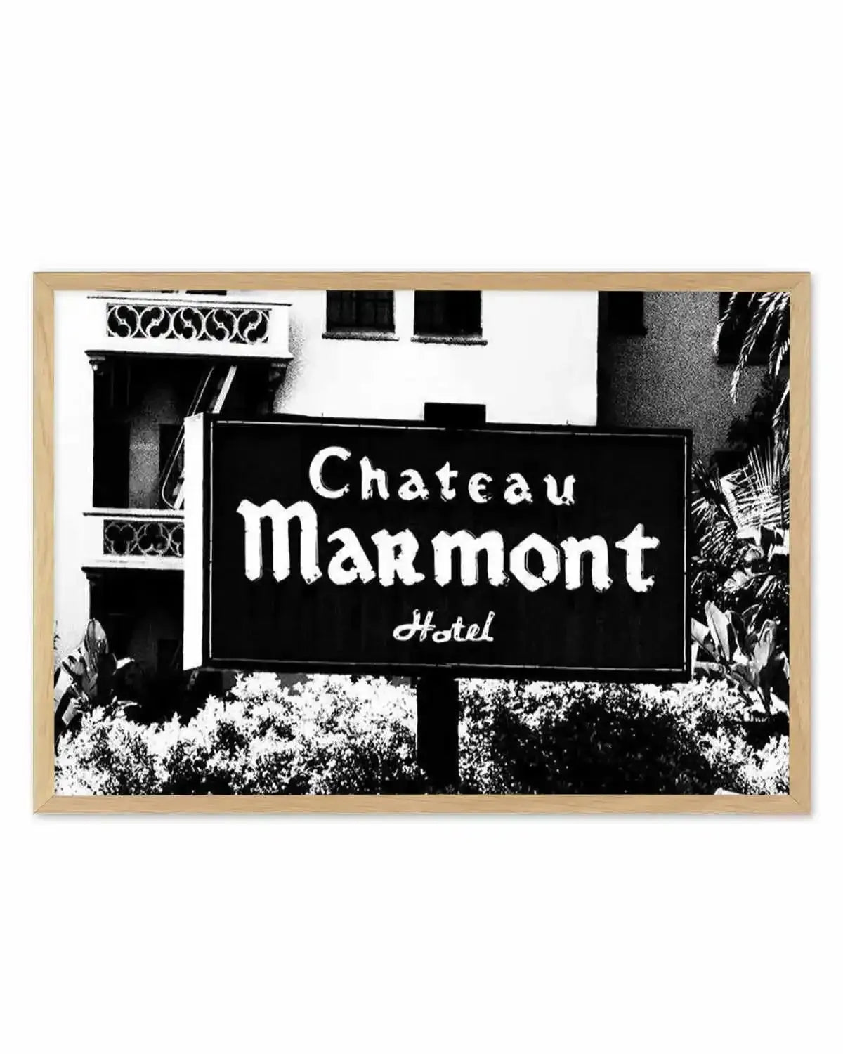 Chateau Marmont | LS Art Print from Olive et Oriel where you can shop wallpaper and artworks online