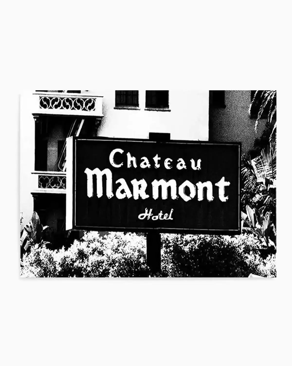 Chateau Marmont | LS Art Print from Olive et Oriel where you can shop wallpaper and artworks online