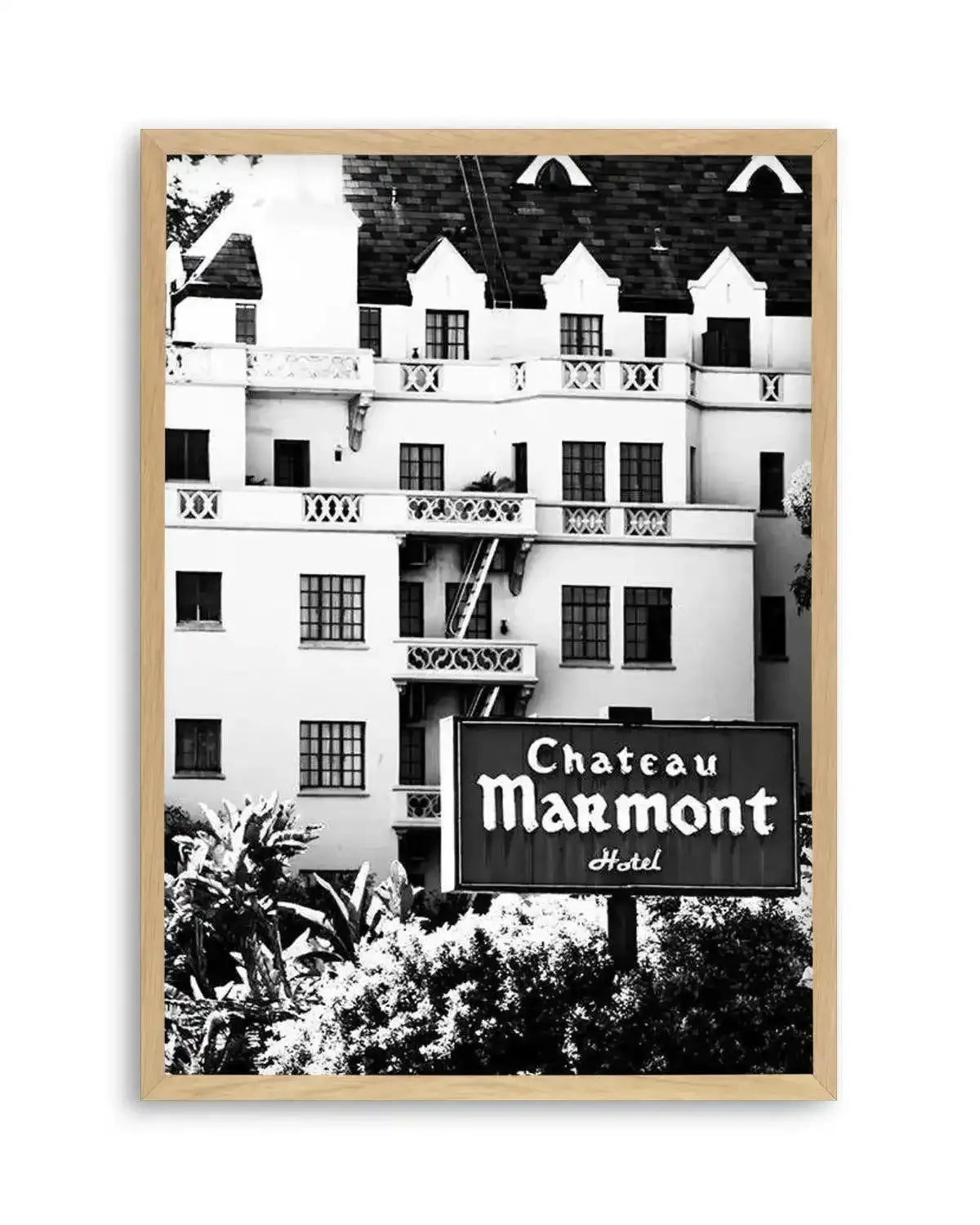 Chateau Marmont | PT Art Print from Olive et Oriel where you can shop wallpaper and artworks online