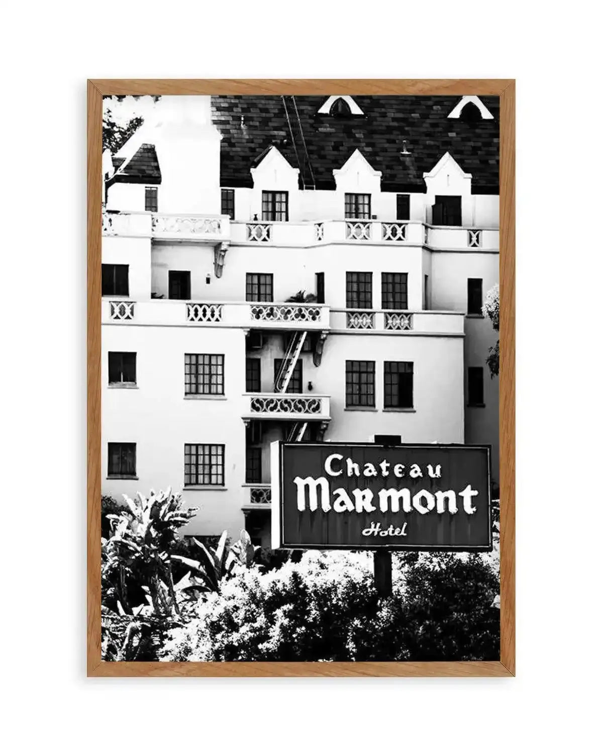 Chateau Marmont | PT Art Print from Olive et Oriel where you can shop wallpaper and artworks online