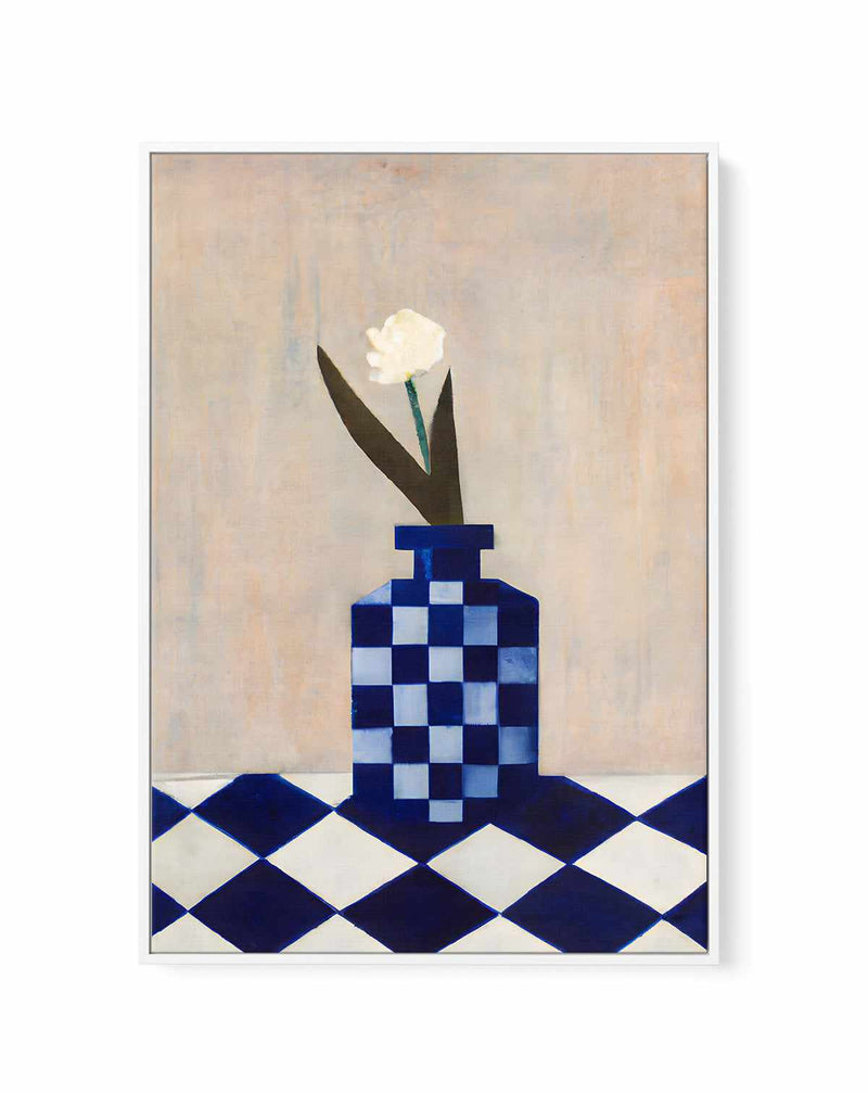 Check The Vase By Merel Takken | Framed Canvas Art Print