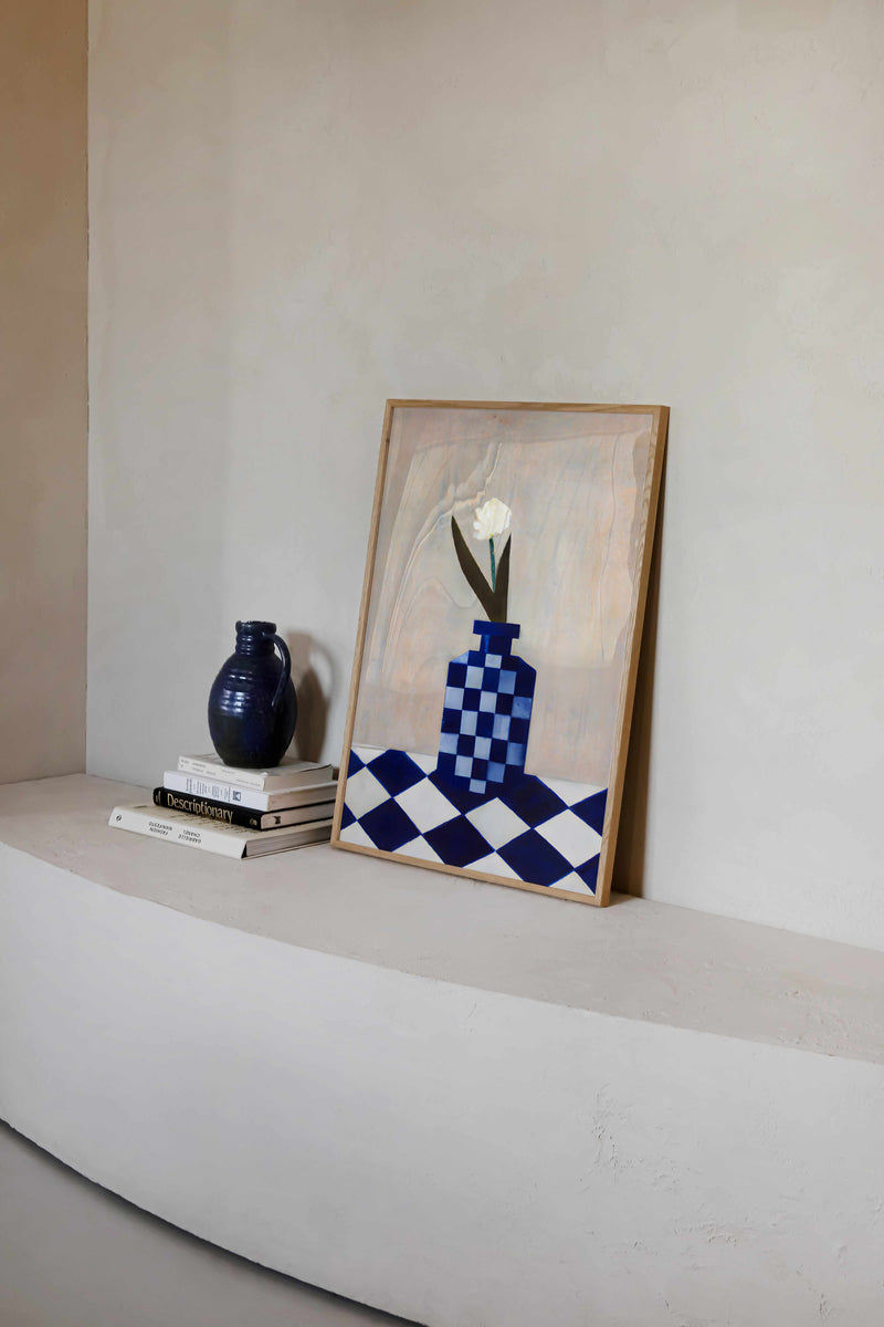 Check The Vase By Merel Takken | Art Print from Olive et Oriel where you can shop wallpaper and artworks online