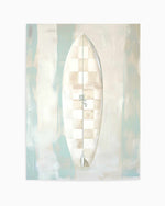 Checker Surfboard I | Art Print