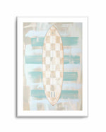 Checker Surfboard II | Art Print