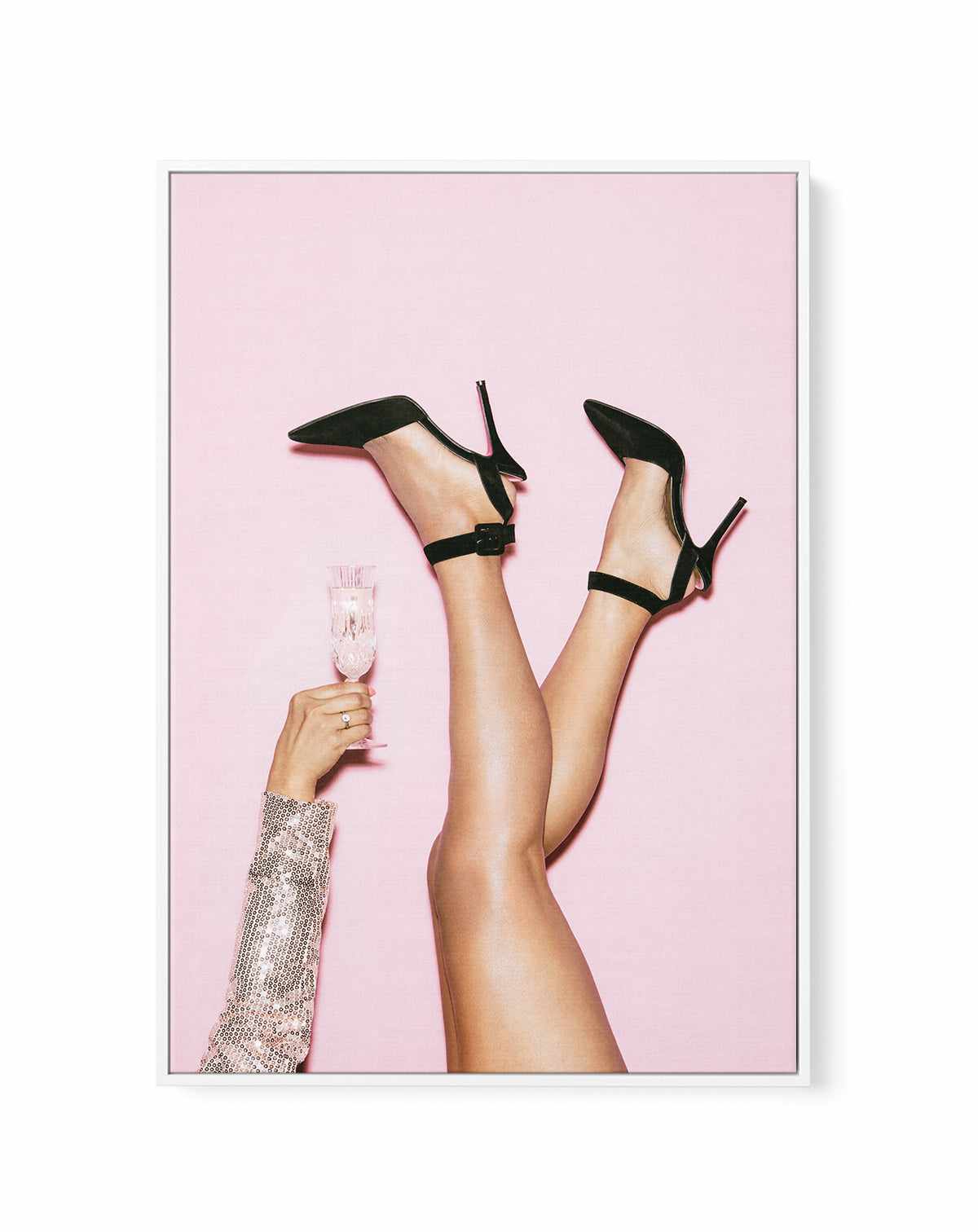 Cheers Disco By Studio III | Framed Canvas Art Print