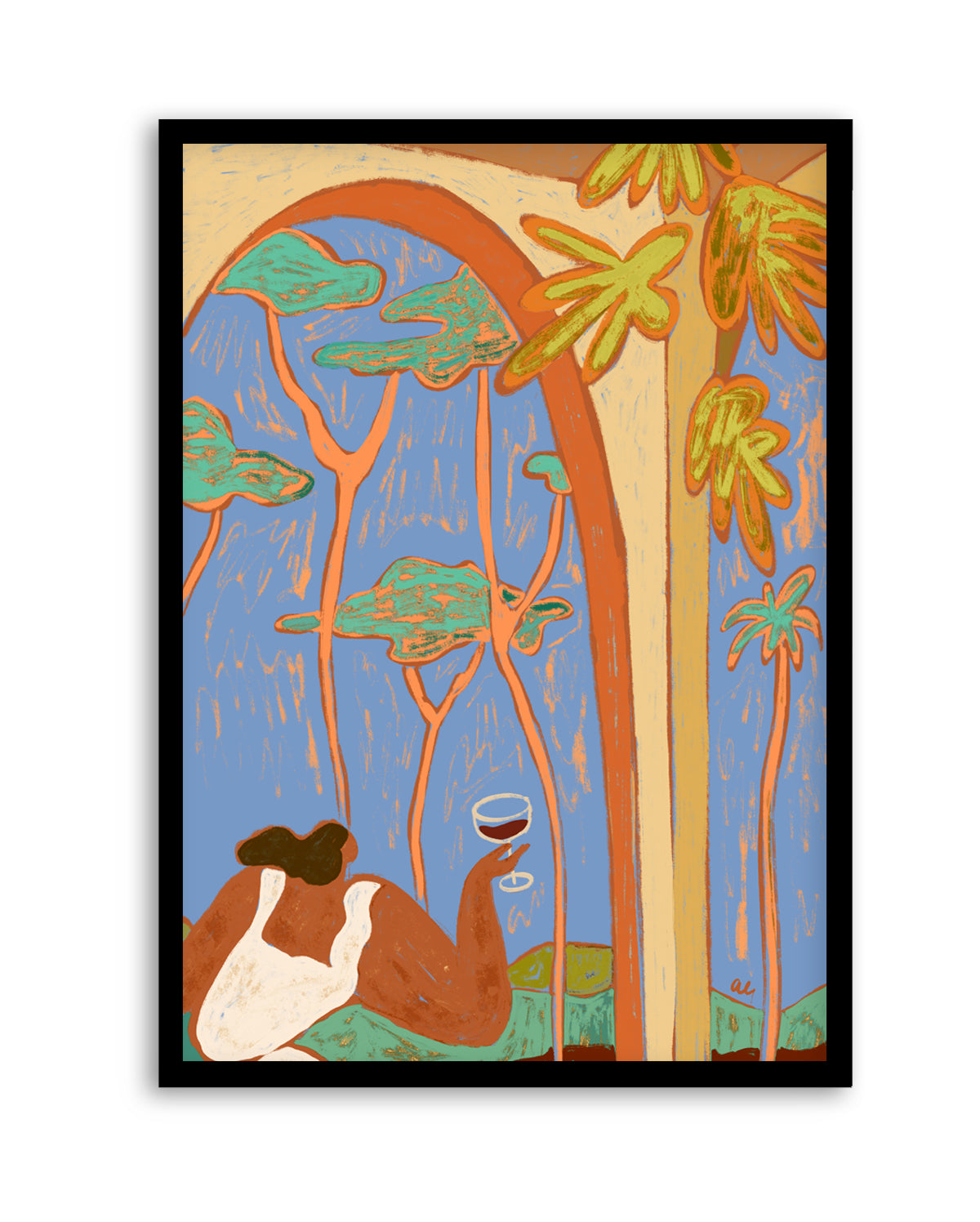 Cheers To Me by Arty Guava | Art Print