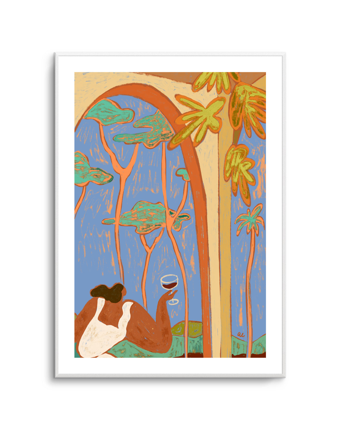 Cheers To Me by Arty Guava | Art Print