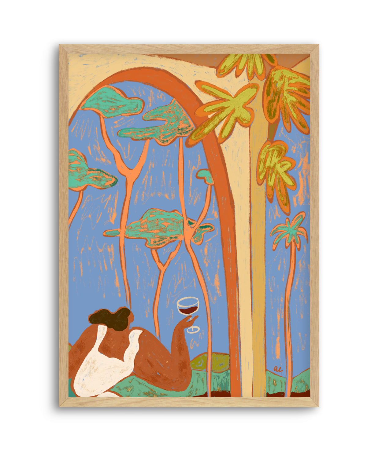 Cheers To Me by Arty Guava | Art Print