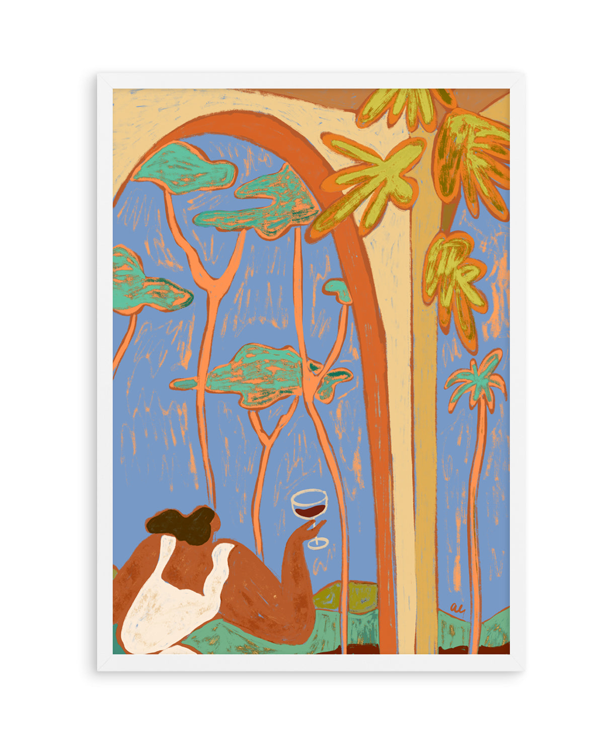 Cheers To Me by Arty Guava | Art Print
