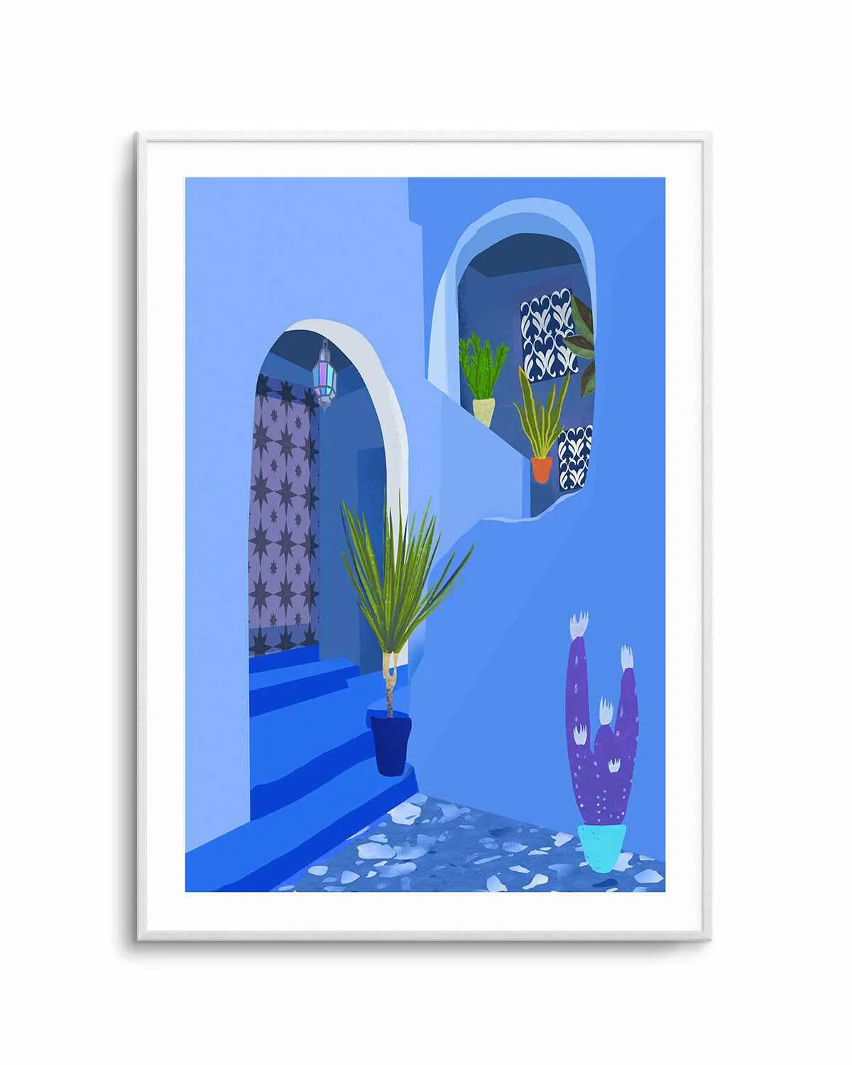 Chefchaouen, Morocco by Petra Lizde Art Print from Olive et Oriel where you can shop wallpaper and artworks online