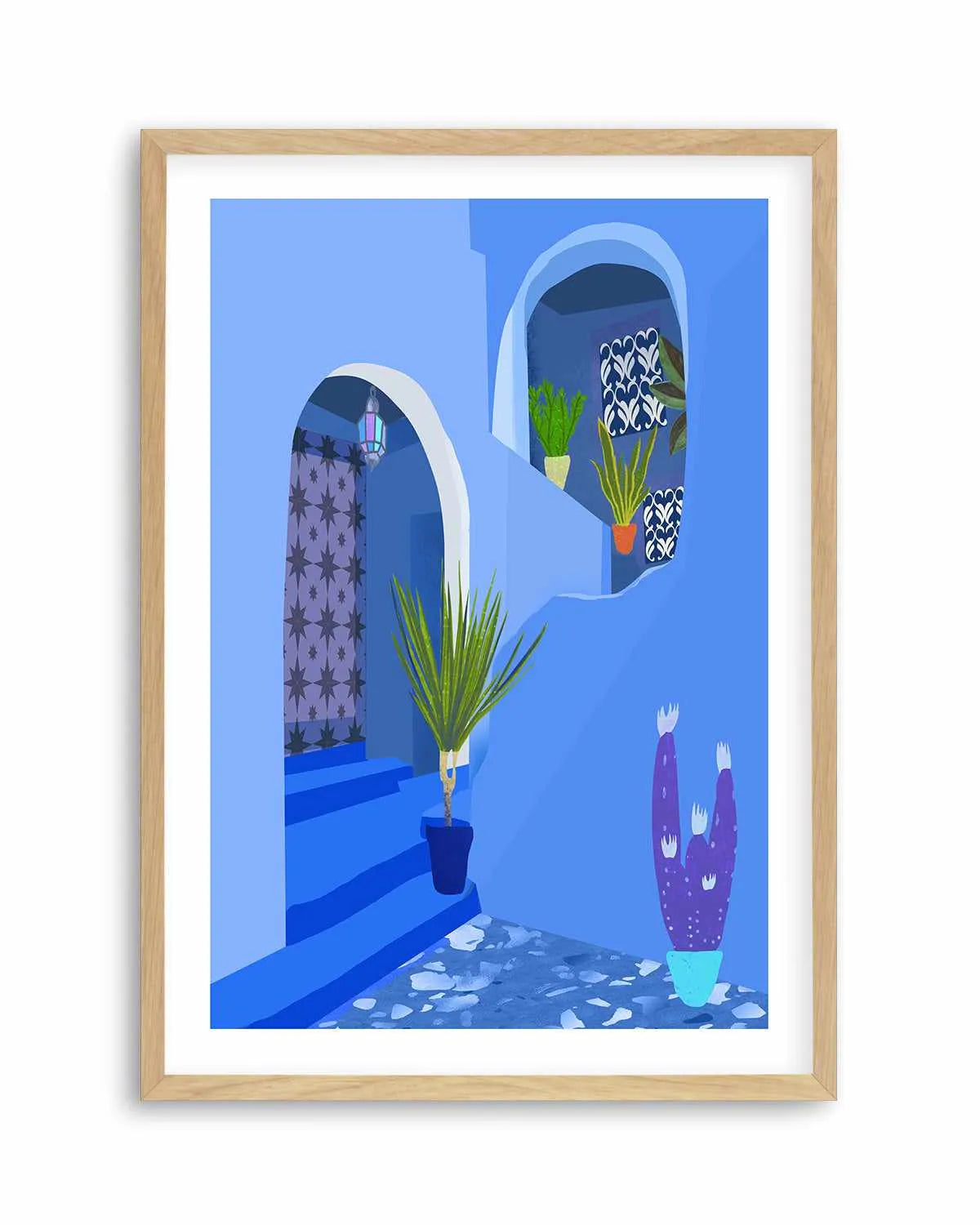 Chefchaouen, Morocco by Petra Lizde Art Print from Olive et Oriel where you can shop wallpaper and artworks online