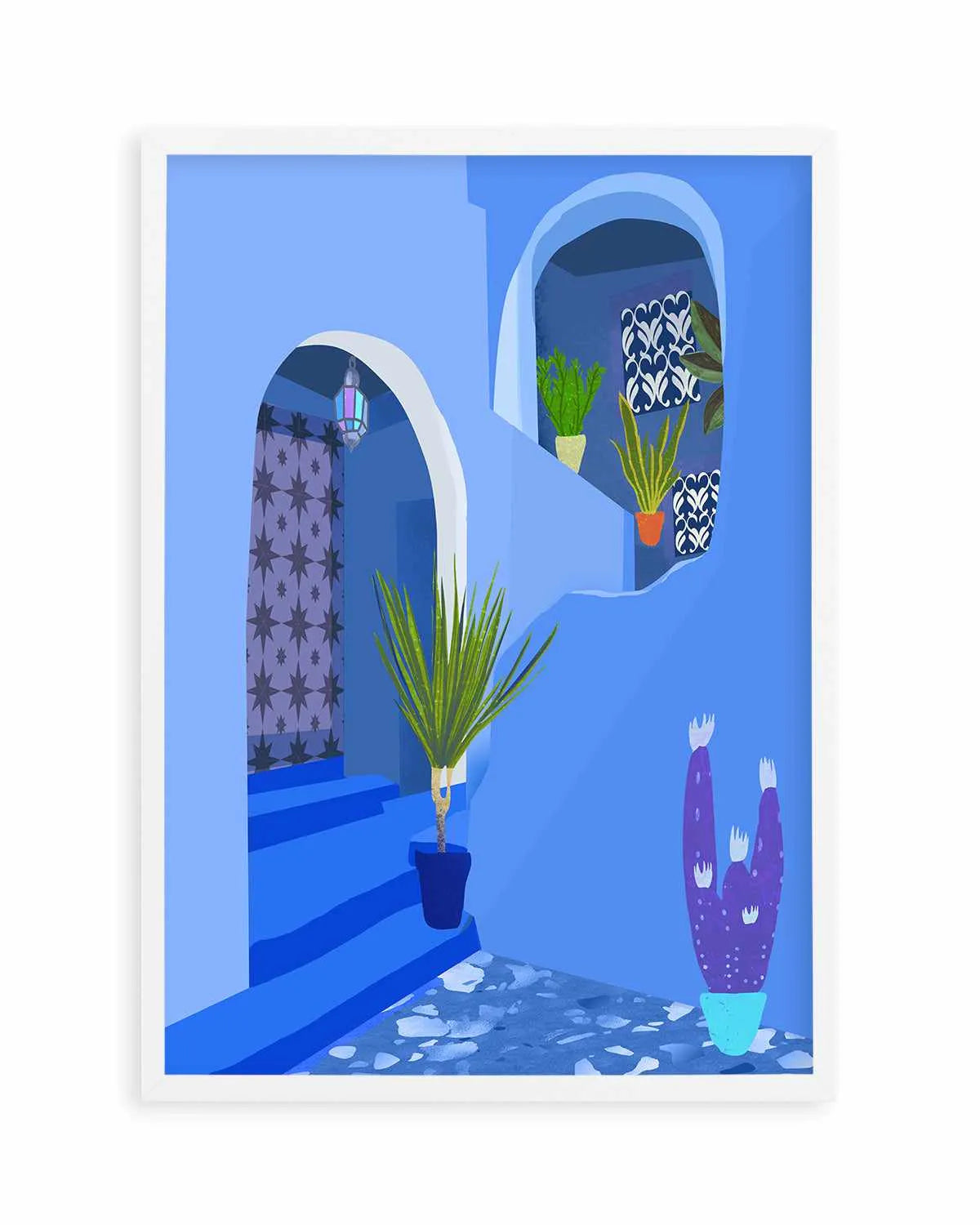Chefchaouen, Morocco by Petra Lizde Art Print from Olive et Oriel where you can shop wallpaper and artworks online