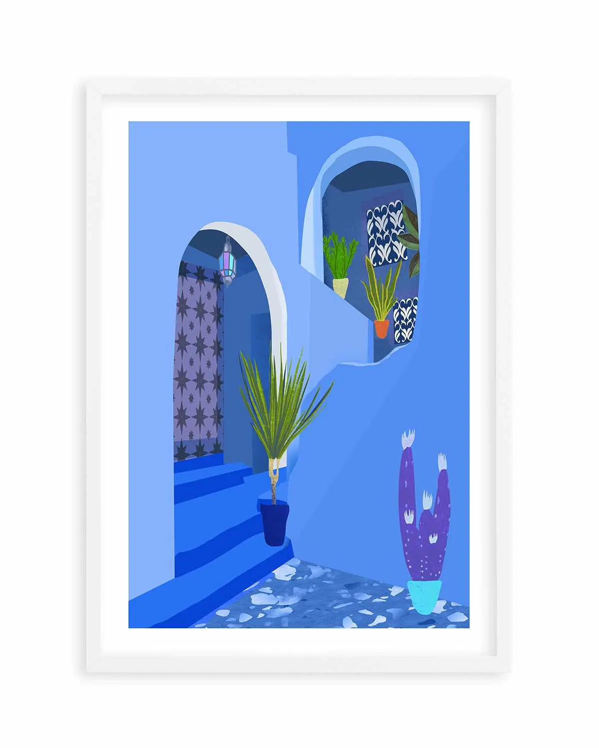 Chefchaouen, Morocco by Petra Lizde Art Print from Olive et Oriel where you can shop wallpaper and artworks online