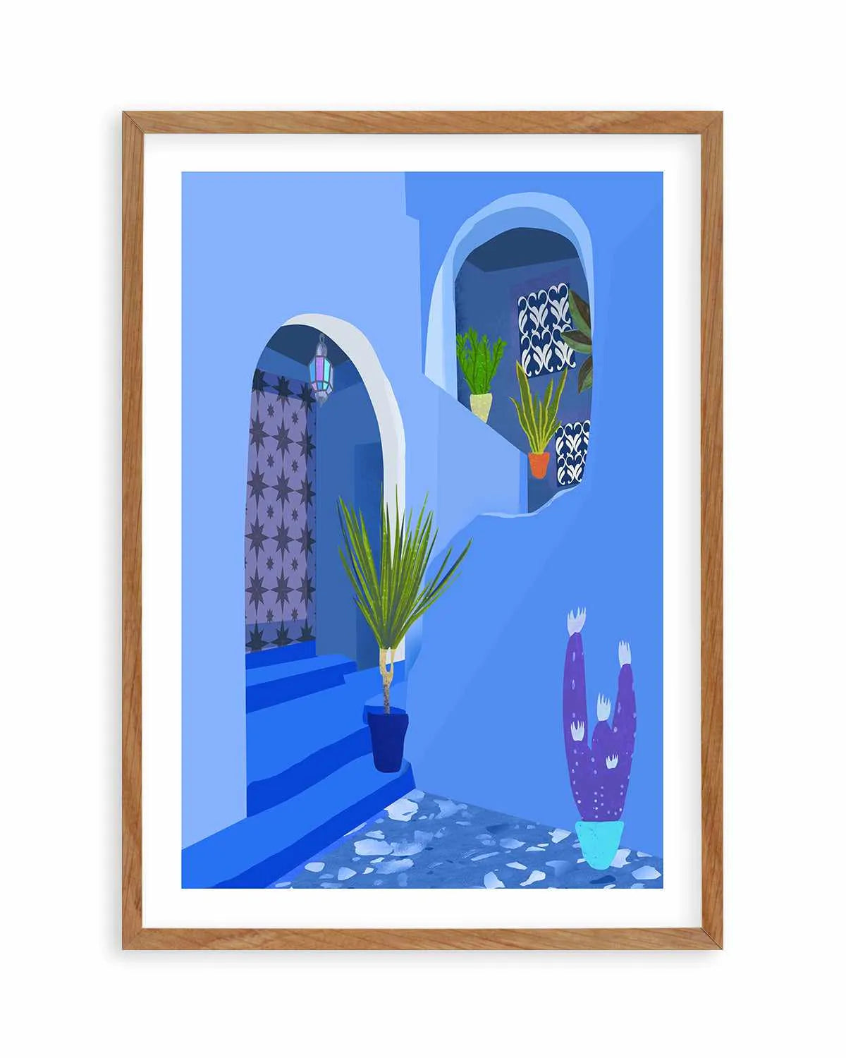 Chefchaouen, Morocco by Petra Lizde Art Print from Olive et Oriel where you can shop wallpaper and artworks online