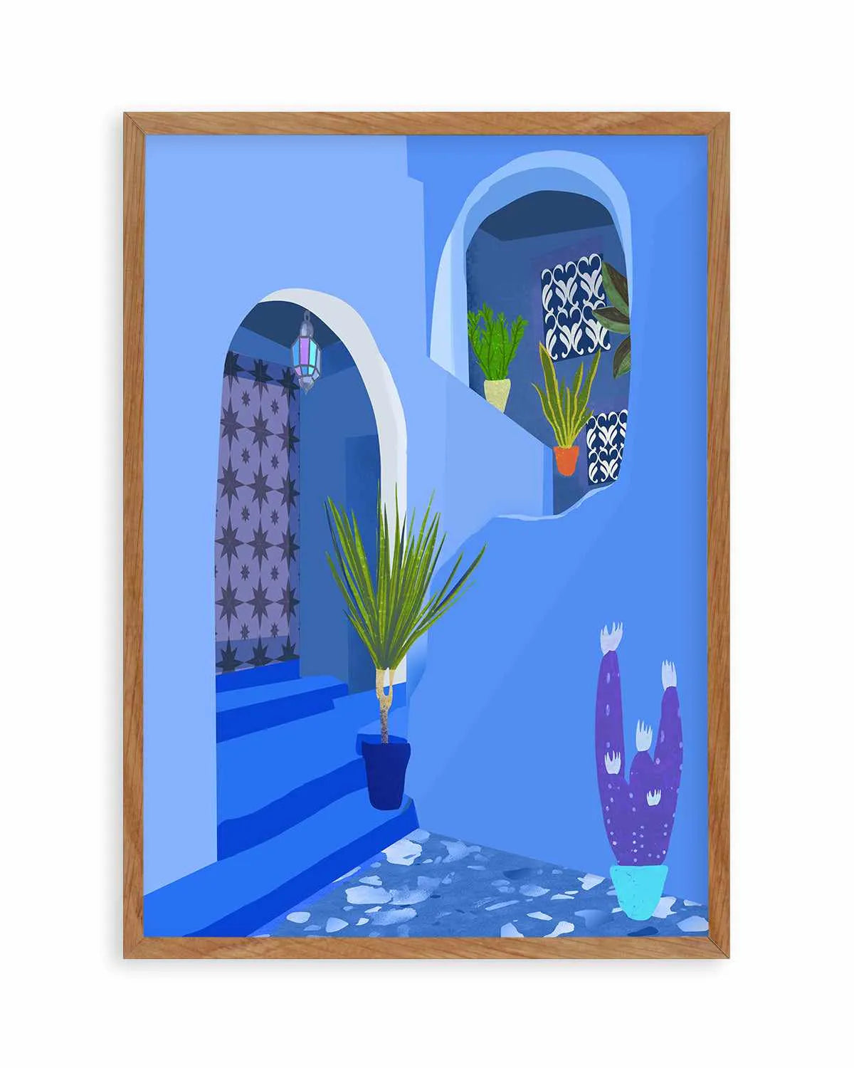 Chefchaouen, Morocco by Petra Lizde Art Print from Olive et Oriel where you can shop wallpaper and artworks online