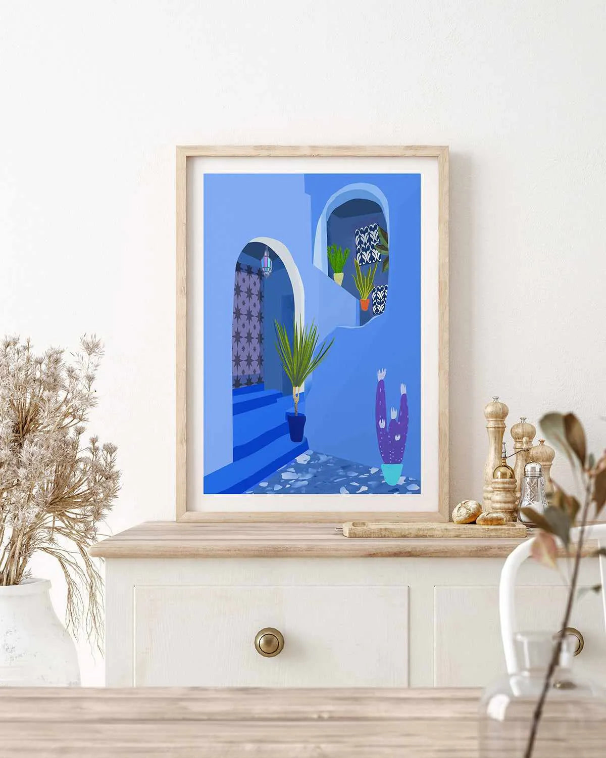 Chefchaouen, Morocco by Petra Lizde Art Print from Olive et Oriel where you can shop wallpaper and artworks online