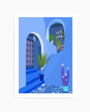 Chefchaouen, Morocco by Petra Lizde Art Print from Olive et Oriel where you can shop wallpaper and artworks online