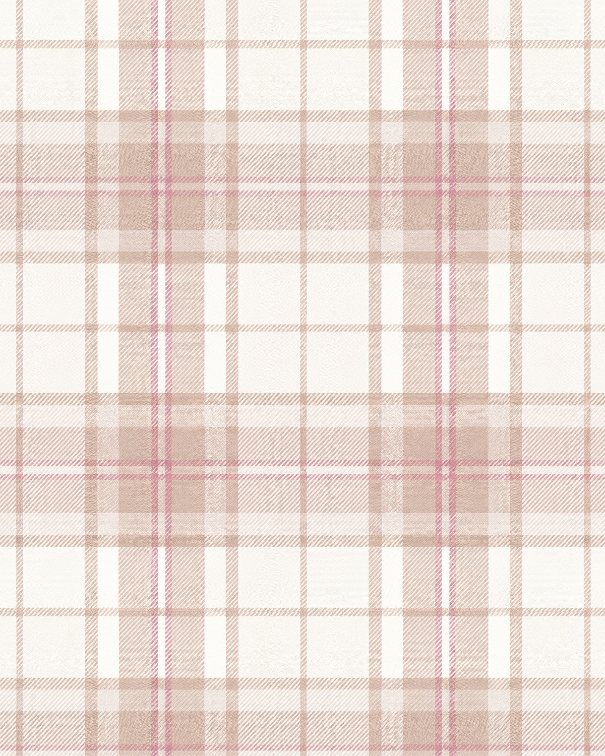 Chelsea Tartan in Pink Wallpaper