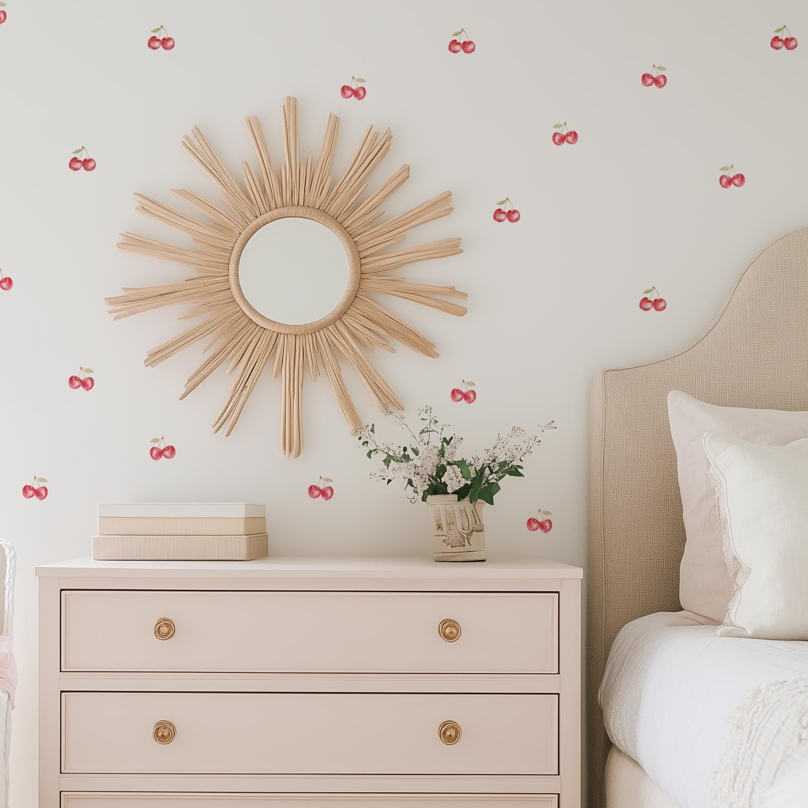 Sweet Cherries Wall Decal Set