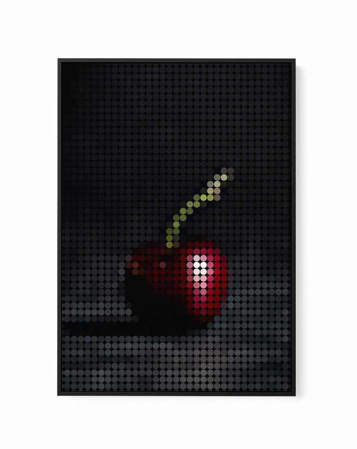Cherry Dots | Framed Canvas Art Print from Olive et Oriel where you can shop wallpaper and artworks online