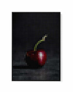 Cherry Dots | Framed Canvas Art Print