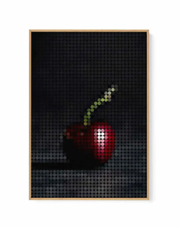 Cherry Dots | Framed Canvas Art Print from Olive et Oriel where you can shop wallpaper and artworks online