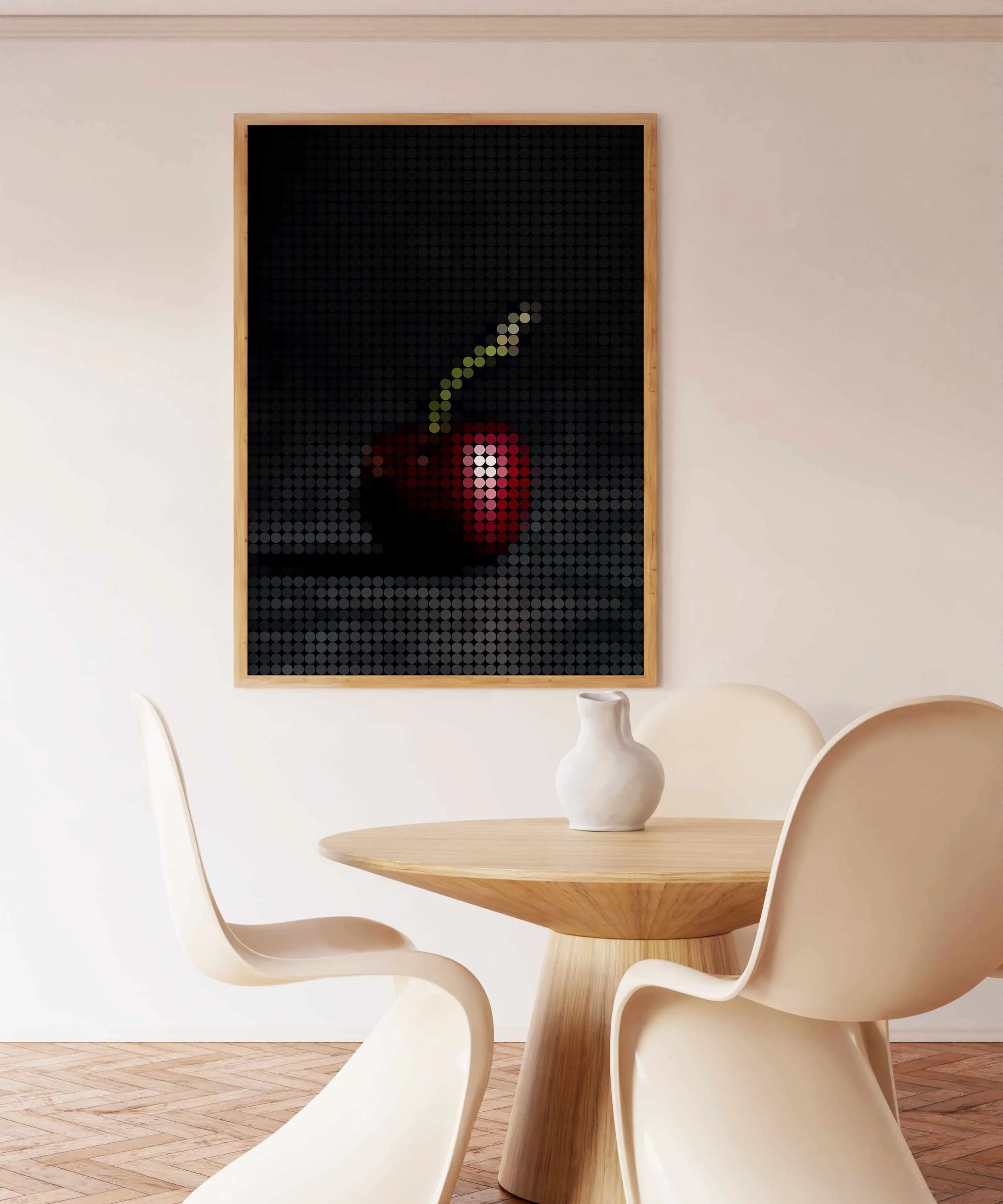 Cherry Dots | Art Print from Olive et Oriel where you can shop wallpaper and artworks online