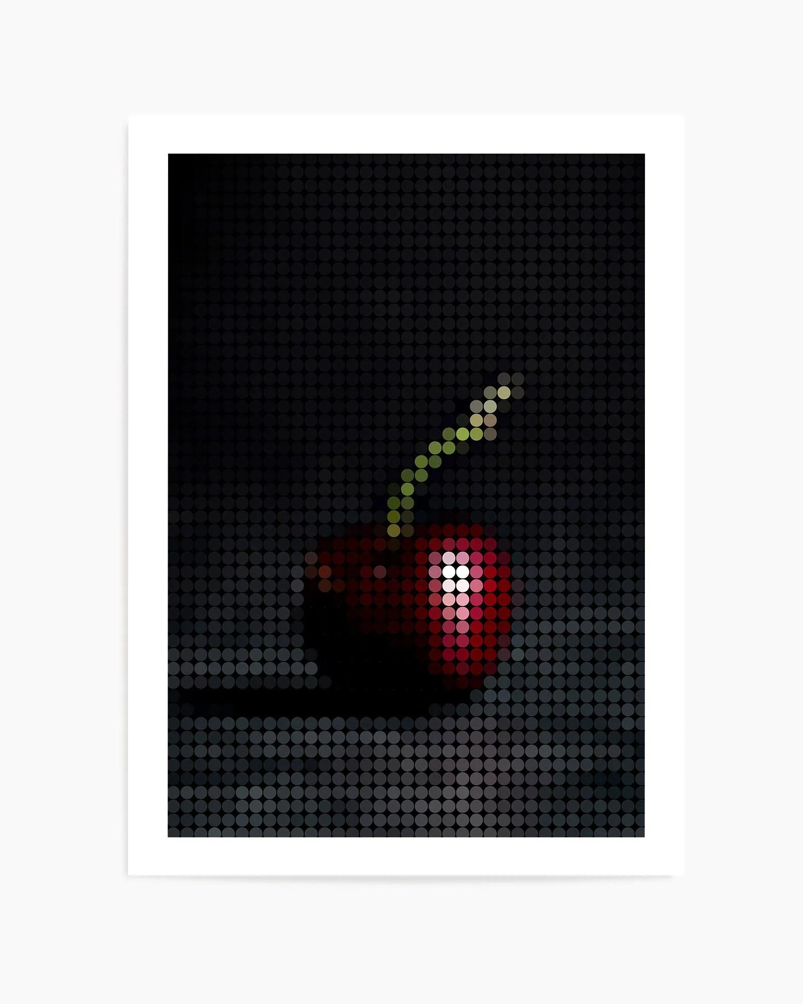 Cherry Dots | Art Print from Olive et Oriel where you can shop wallpaper and artworks online