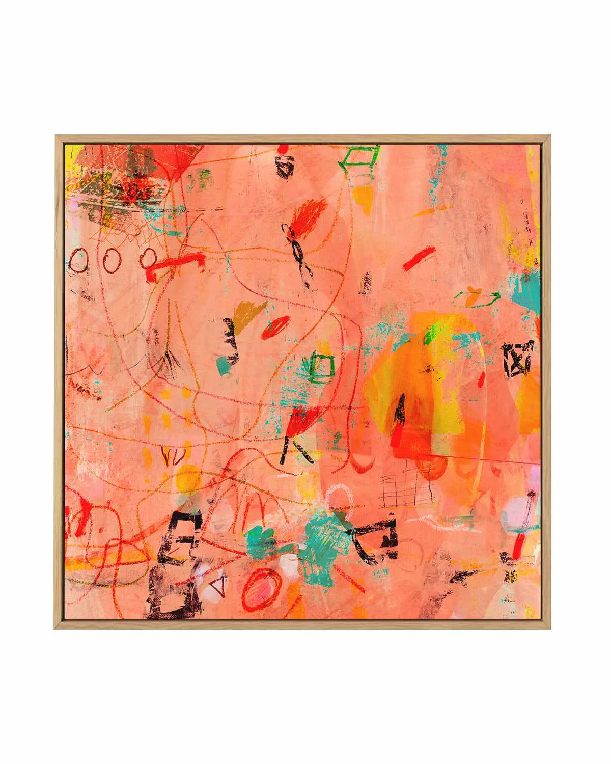 Cherry Dust by Antonia Tzenova | Framed Canvas Art Print from Olive et Oriel where you can shop wallpaper and artworks online