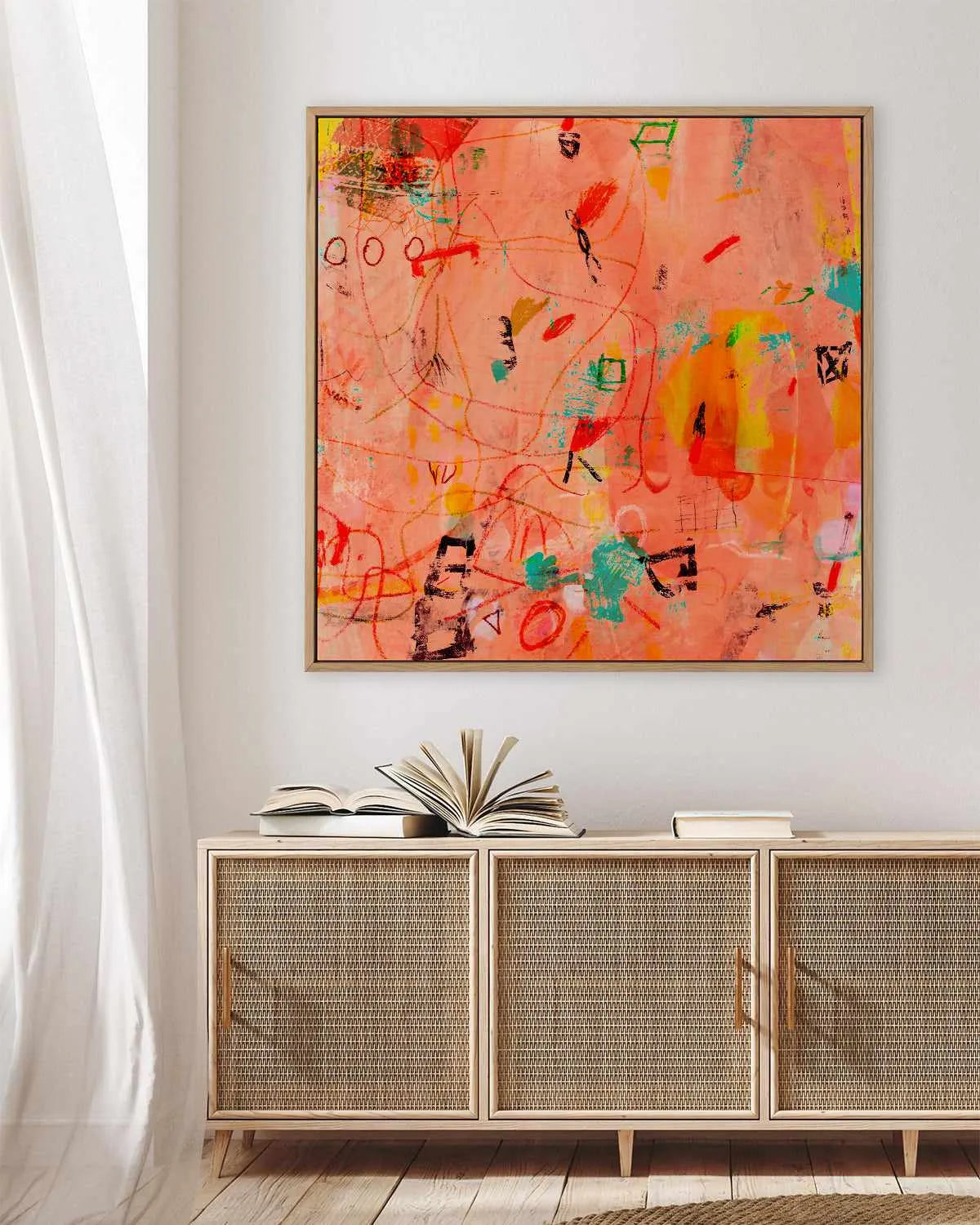 Cherry Dust by Antonia Tzenova | Framed Canvas Art Print from Olive et Oriel where you can shop wallpaper and artworks online