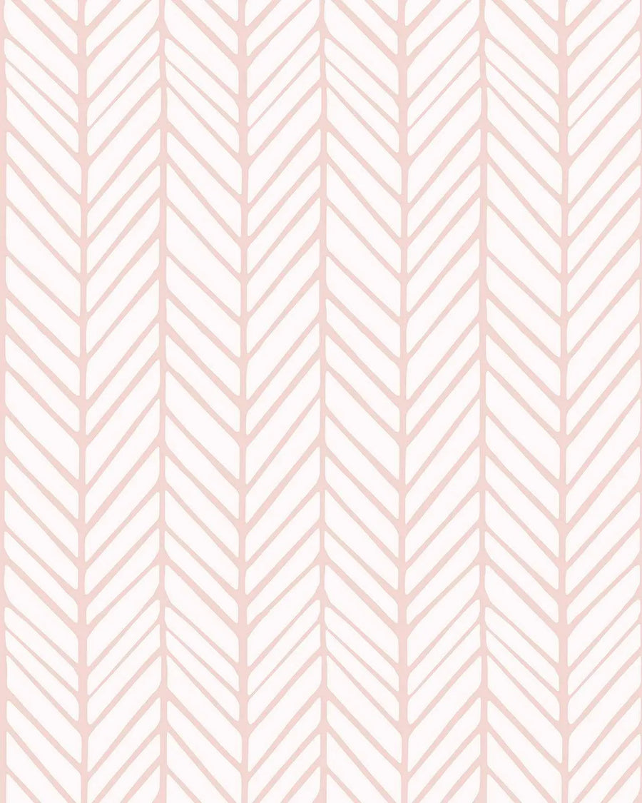 Chevron Wallpaper in Blush Pink-Wallpaper-Buy Kids Removable Wallpaper Online Our Custom Made Children‚àö¬¢‚Äö√á¬®‚Äö√ë¬¢s Wallpapers Are A Fun Way To Decorate And Enhance Boys Bedroom Decor And Girls Bedrooms They Are An Amazing Addition To Your Kids Bedroom Walls Our Collection of Kids Wallpaper Is Sure To Transform Your Kids Rooms Interior Style From Pink Wallpaper To Dinosaur Wallpaper Even Marble Wallpapers For Teen Boys Shop Peel And Stick Wallpaper Online Today With Olive et Oriel