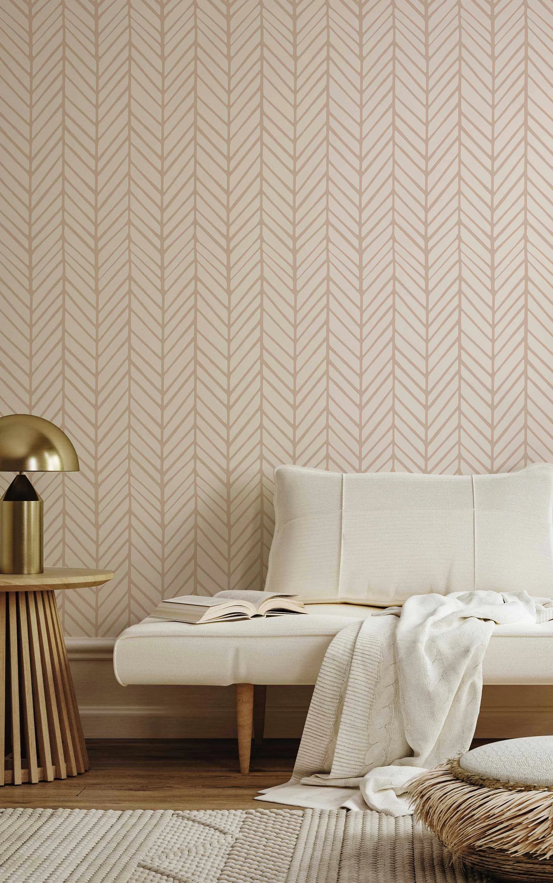 Chevron Wallpaper in Soft Terracotta-Wallpaper-Buy Kids Removable Wallpaper Online Our Custom Made Children‚àö¬¢‚Äö√á¬®‚Äö√ë¬¢s Wallpapers Are A Fun Way To Decorate And Enhance Boys Bedroom Decor And Girls Bedrooms They Are An Amazing Addition To Your Kids Bedroom Walls Our Collection of Kids Wallpaper Is Sure To Transform Your Kids Rooms Interior Style From Pink Wallpaper To Dinosaur Wallpaper Even Marble Wallpapers For Teen Boys Shop Peel And Stick Wallpaper Online Today With Olive et Oriel