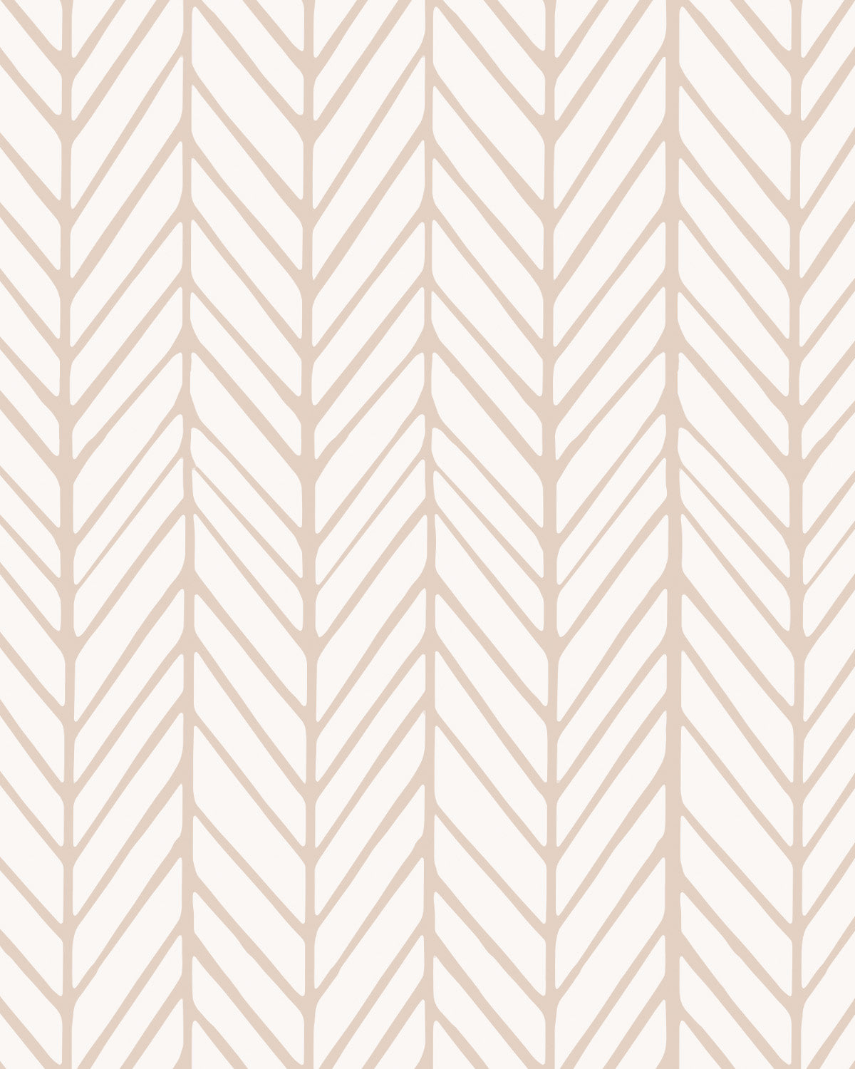 Chevron in Beige Commercial Vinyl Wallcovering