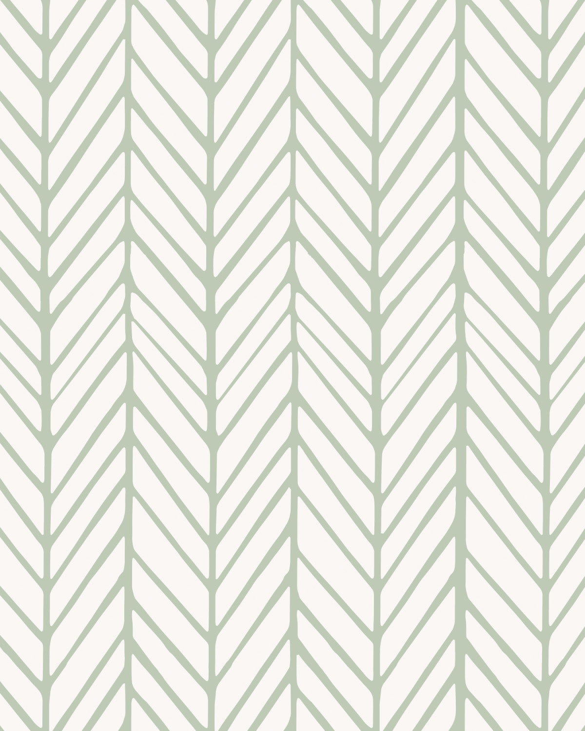 Chevron in Sage Green Commercial Vinyl Wallcovering