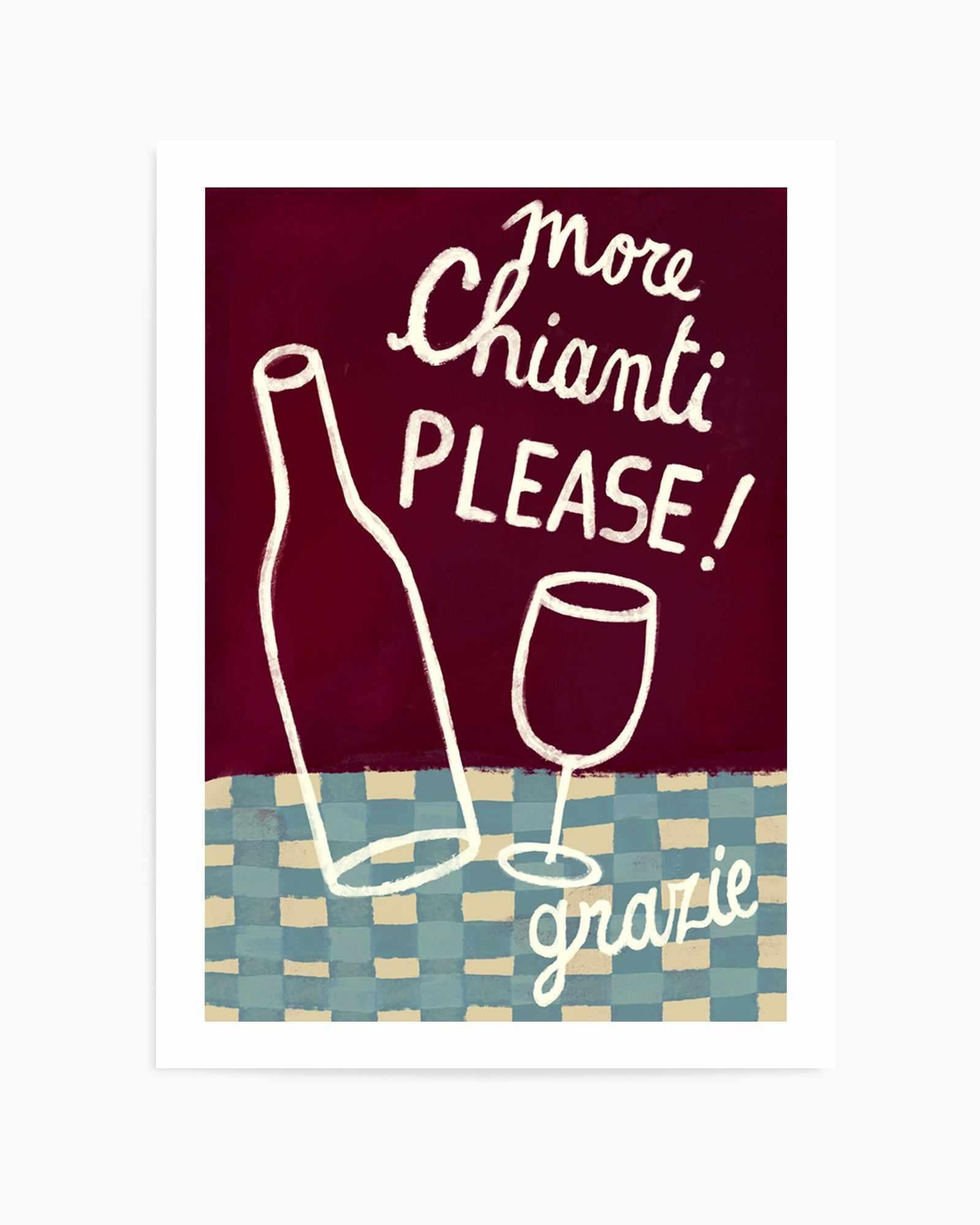 Chianti by Marco Marella | Art Print from Olive et Oriel where you can shop wallpaper and artworks online