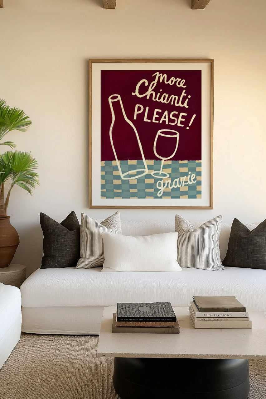 Chianti by Marco Marella | Art Print from Olive et Oriel where you can shop wallpaper and artworks online