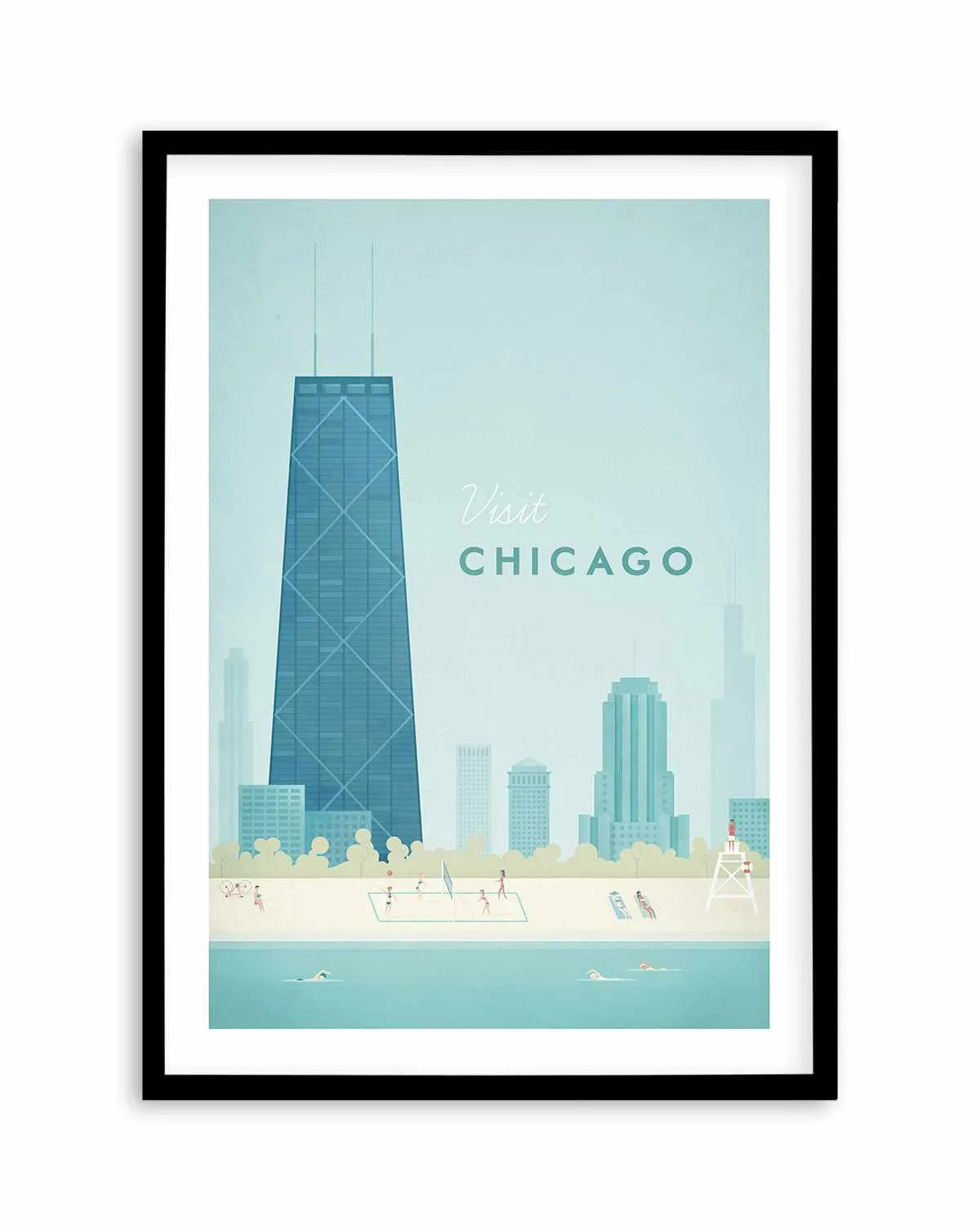 Chicago by Henry Rivers Art Print from Olive et Oriel where you can shop wallpaper and artworks online