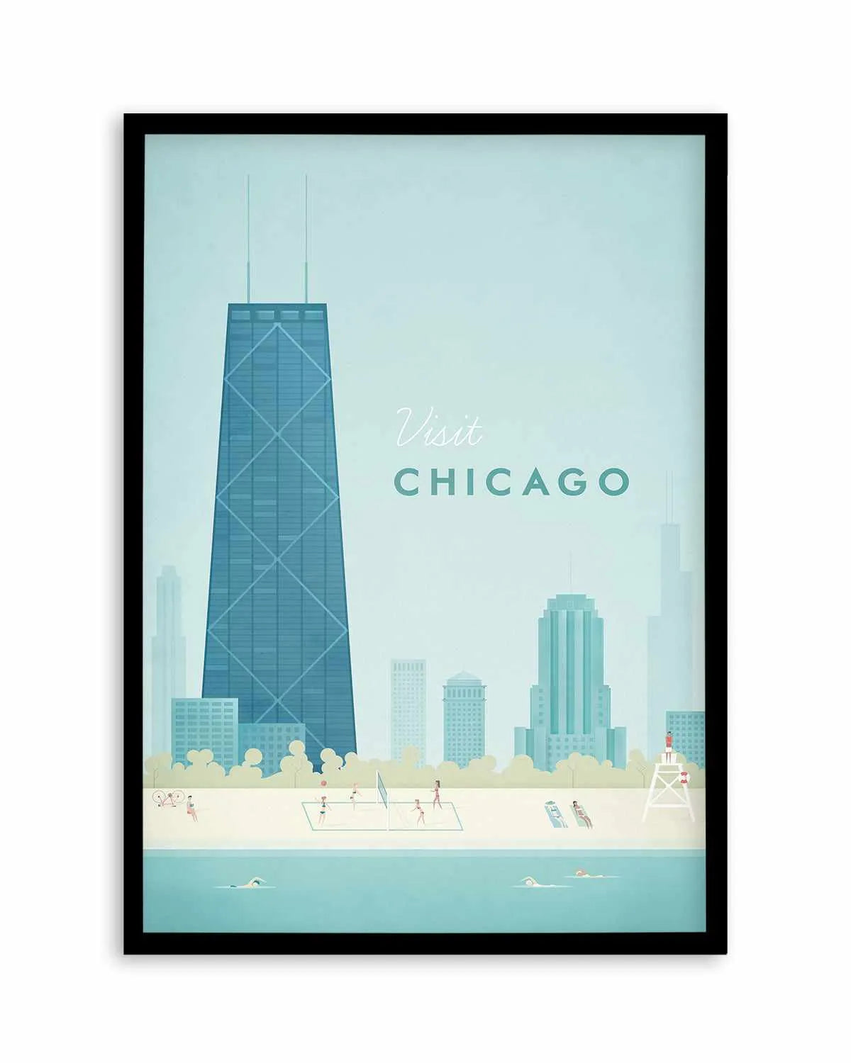 Chicago by Henry Rivers Art Print from Olive et Oriel where you can shop wallpaper and artworks online