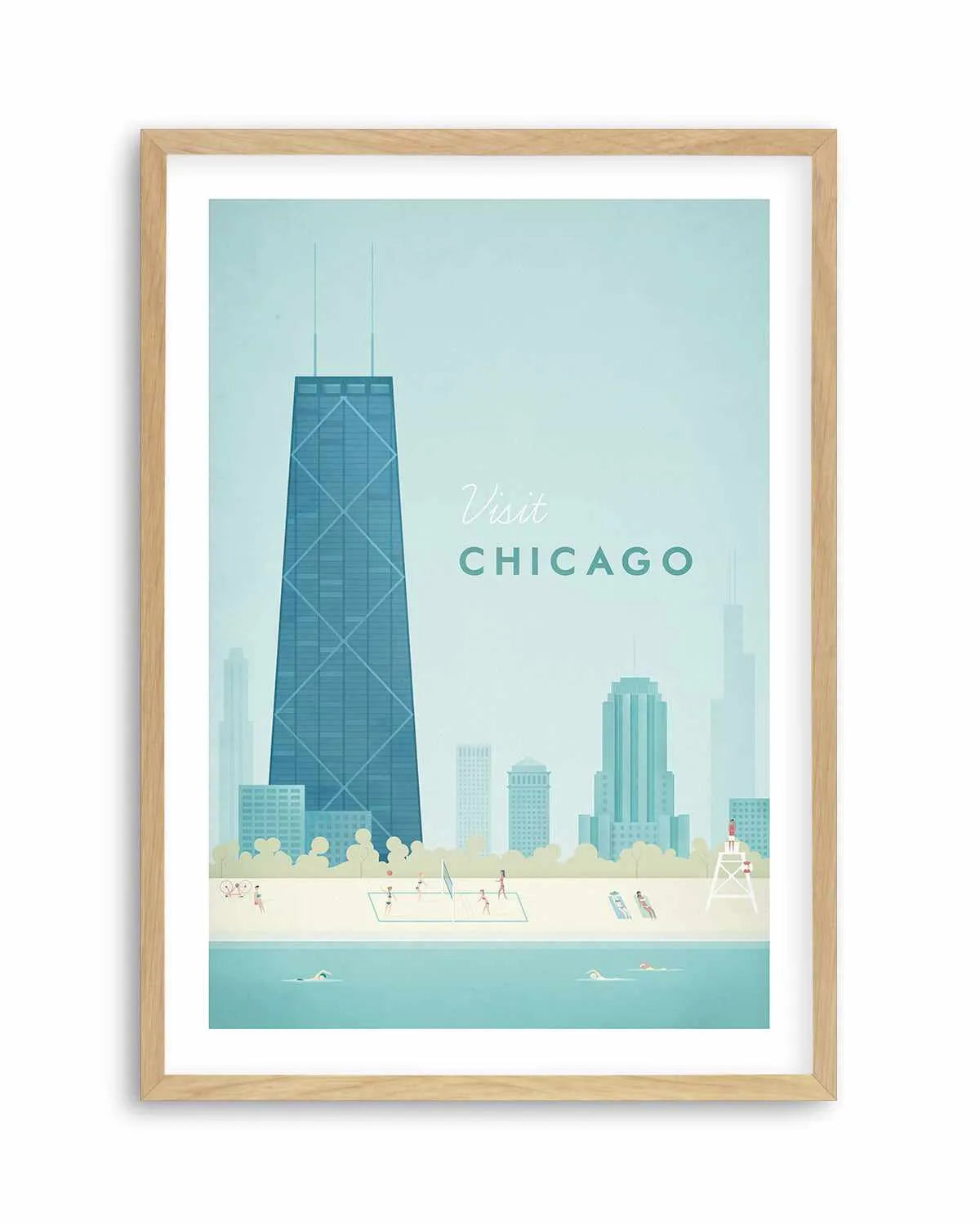 Chicago by Henry Rivers Art Print from Olive et Oriel where you can shop wallpaper and artworks online